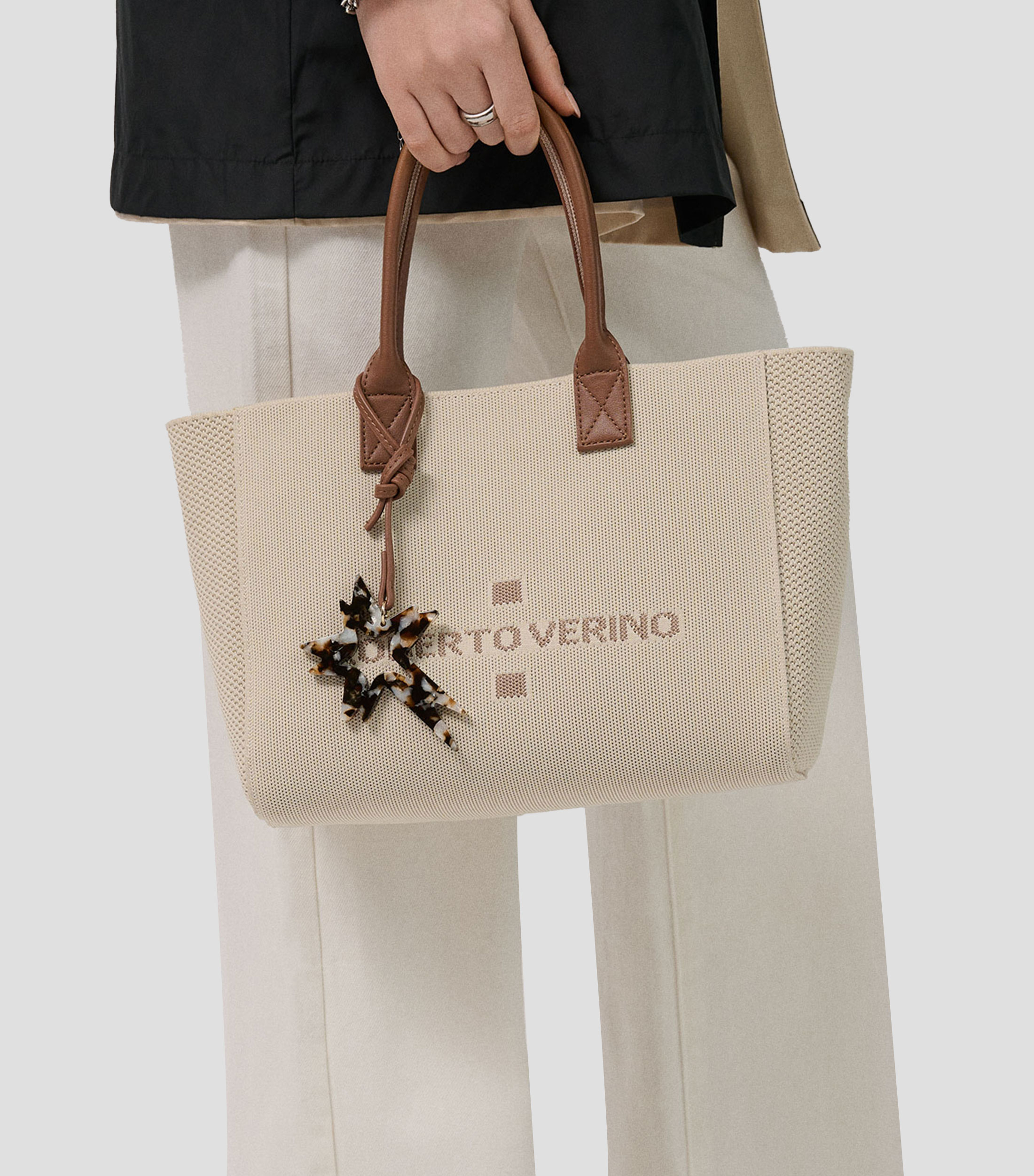 Bolsa Satchel Zendaya texturizada Mujer