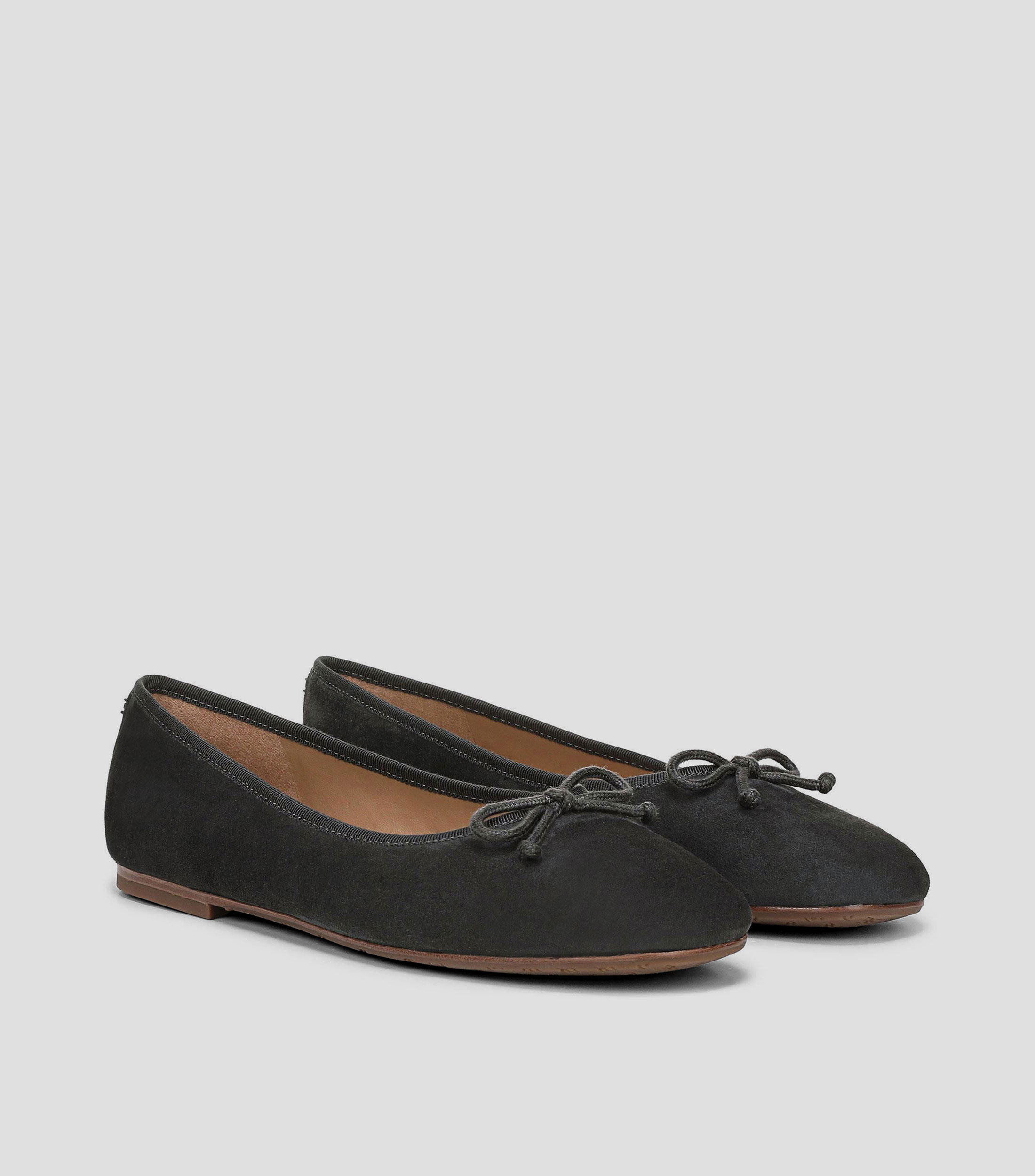 Flats en gamuza Mujer