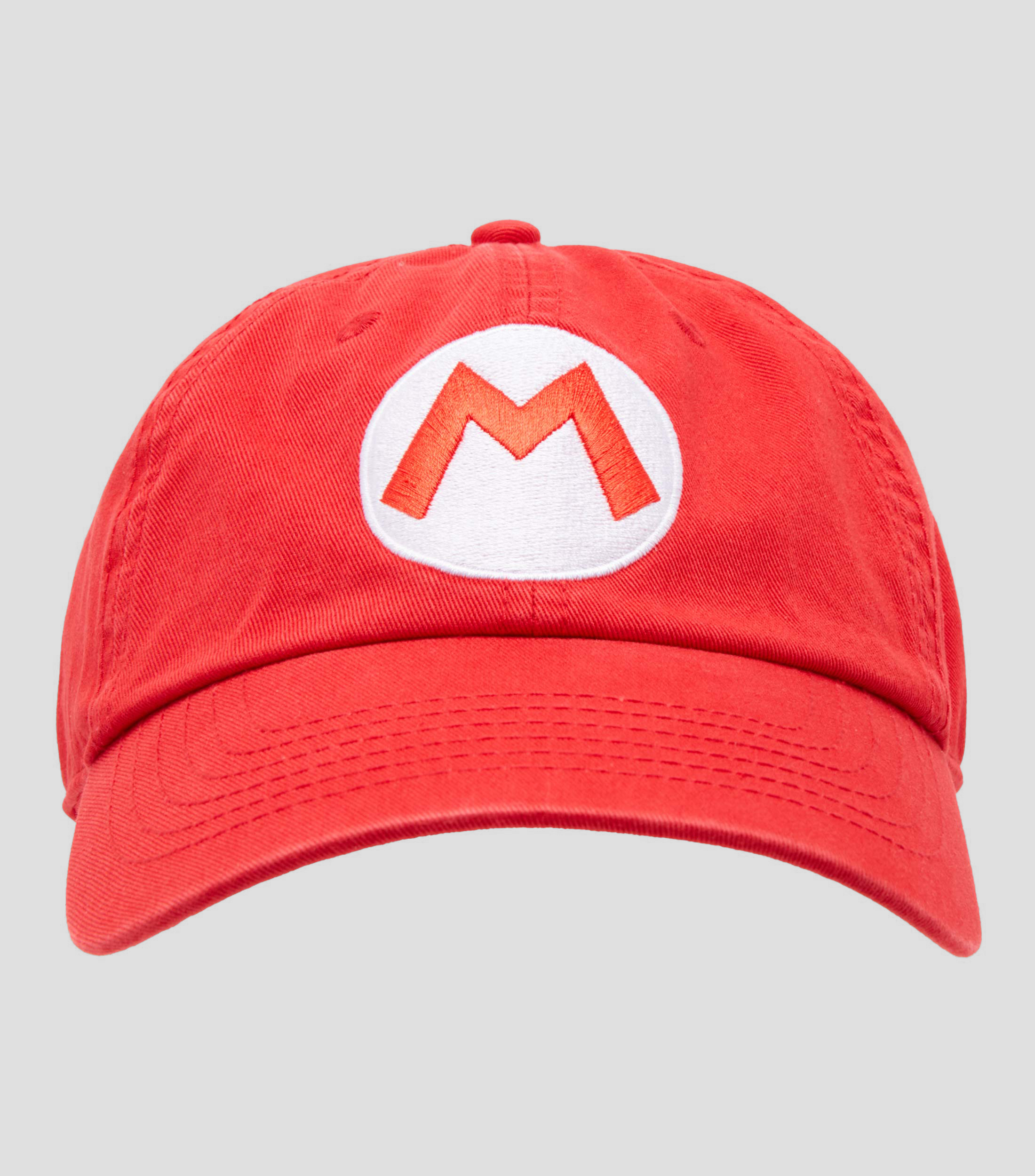Cut Fabric,3DFlat Embroidery Mario rojo