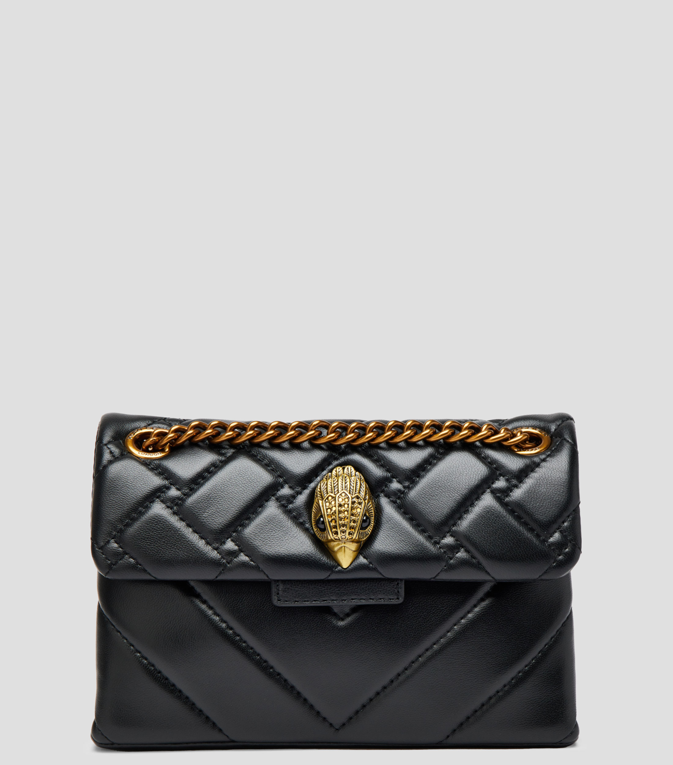 Bolsa crossbody mini en piel bovina Kensington acolchada Mujer