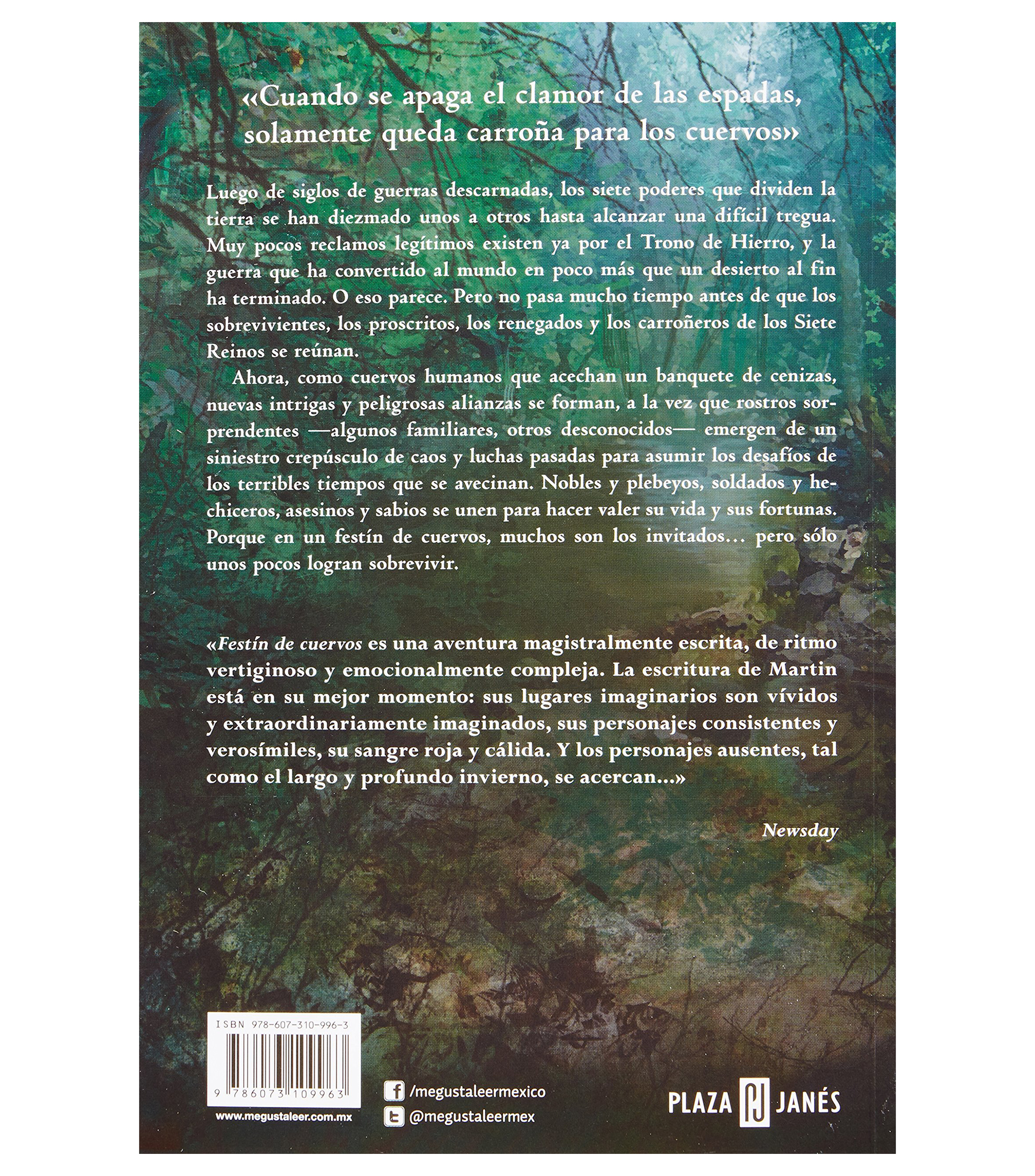 NovelaFestin De Cuervos Cancion De Hielo, GEORGE R. R. MARTIN