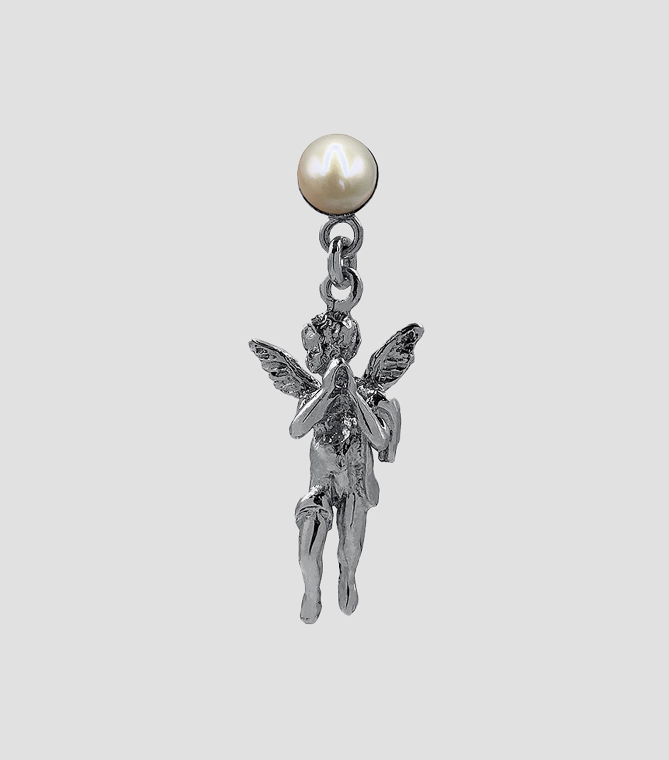 Arete de Angel en plata .925 Putti Unisex