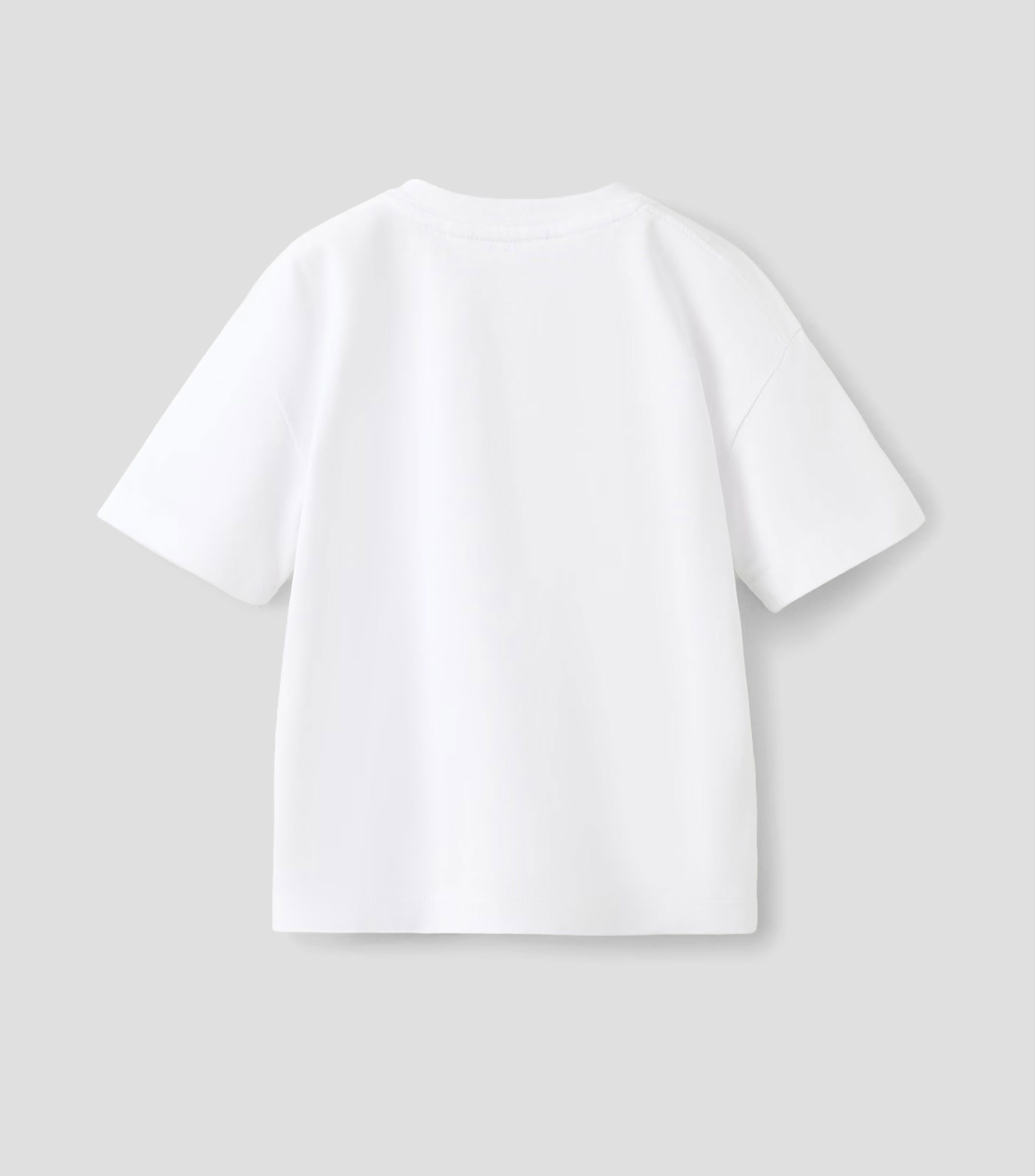 Playera cuello redondo manga corta lisa Niño