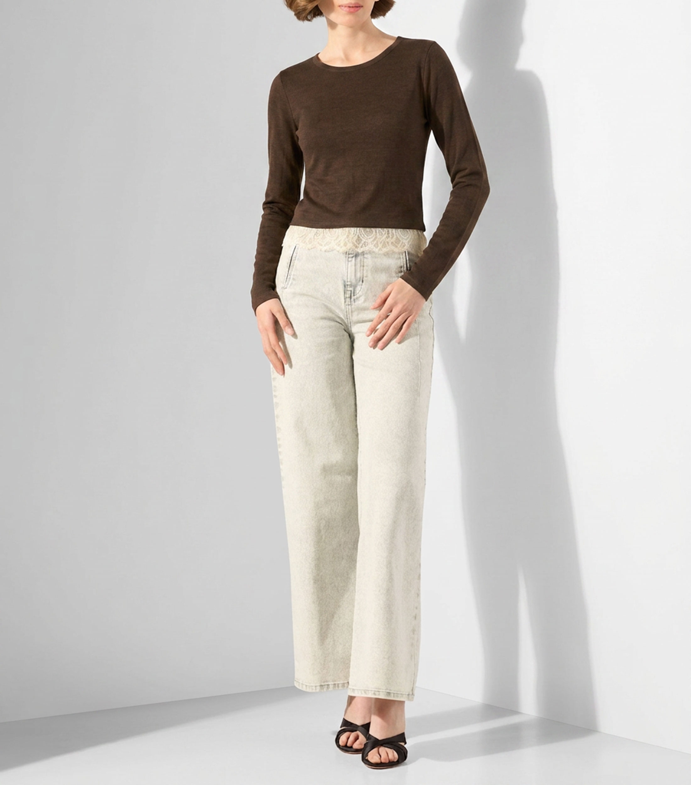 Suéter cuello barco Mujer
