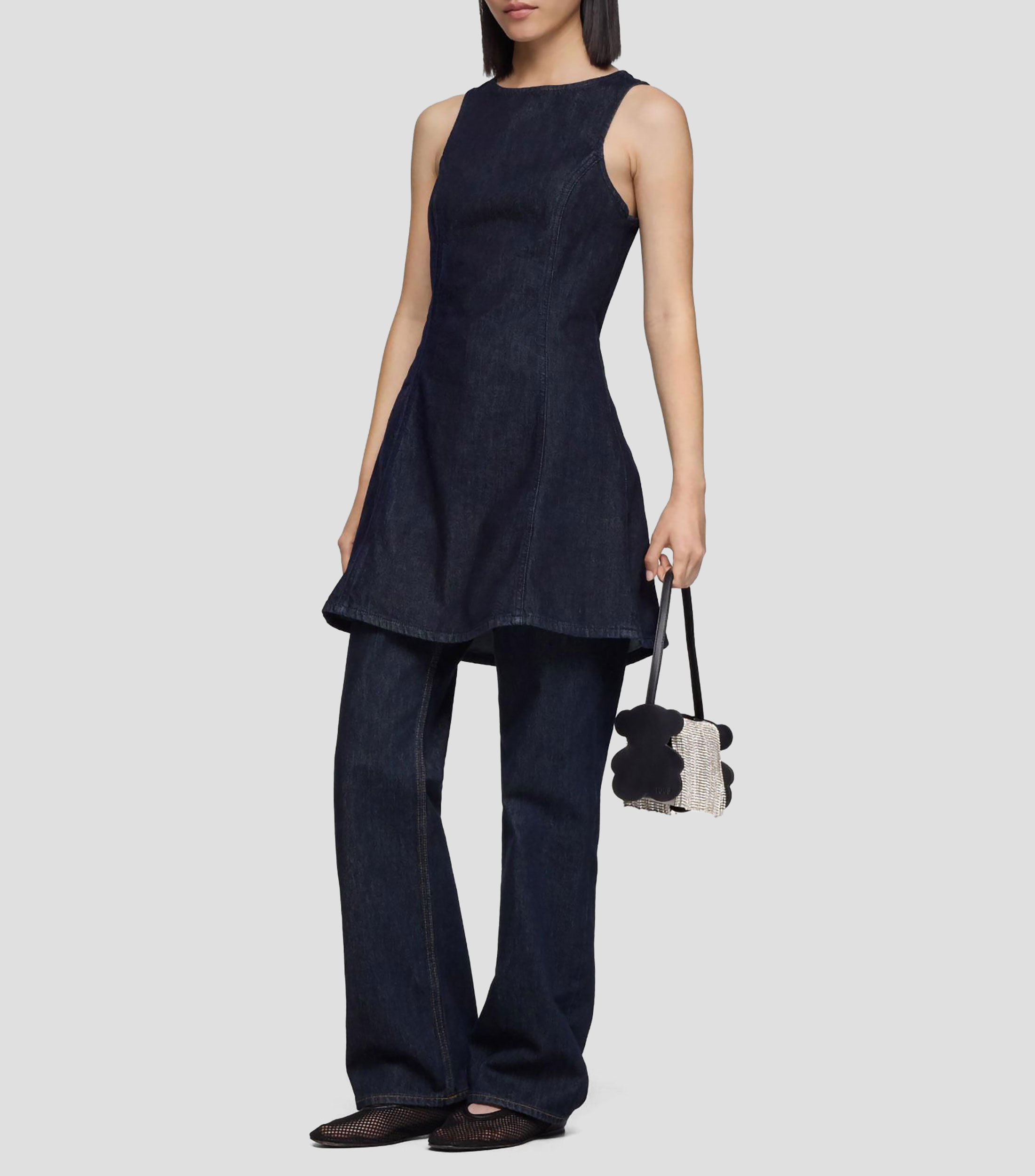 Bolsa shoulder en piel vacuna Salsi Mujer