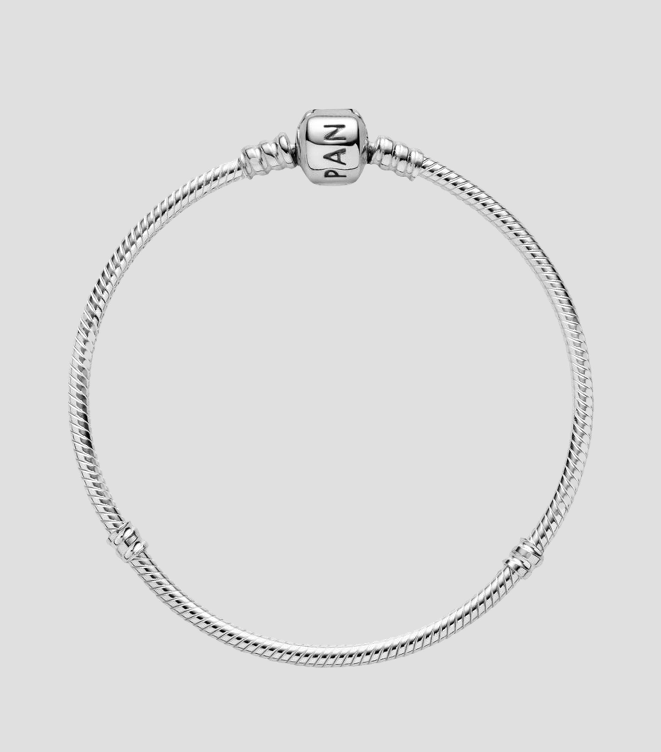 Brazalete en plata cadena serpiente Unisex