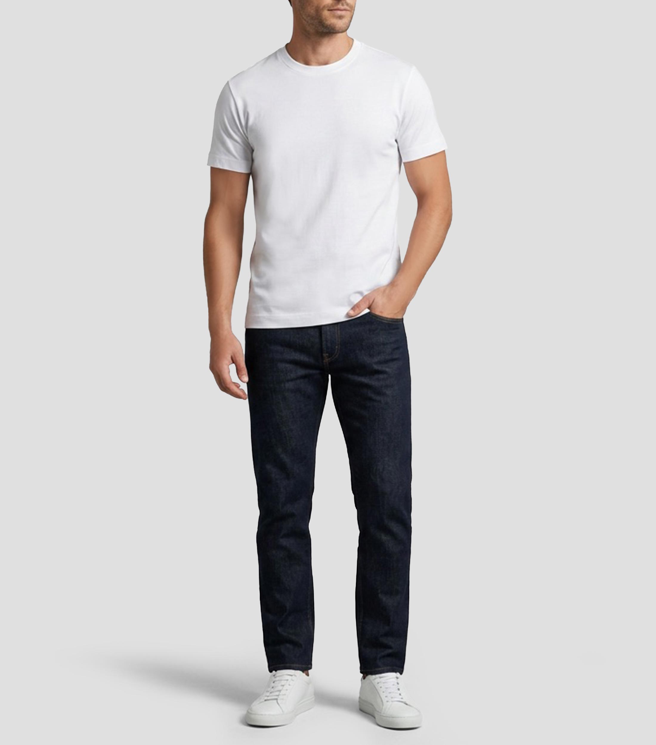 Playera cuello redondo manga corta lisa Hombre