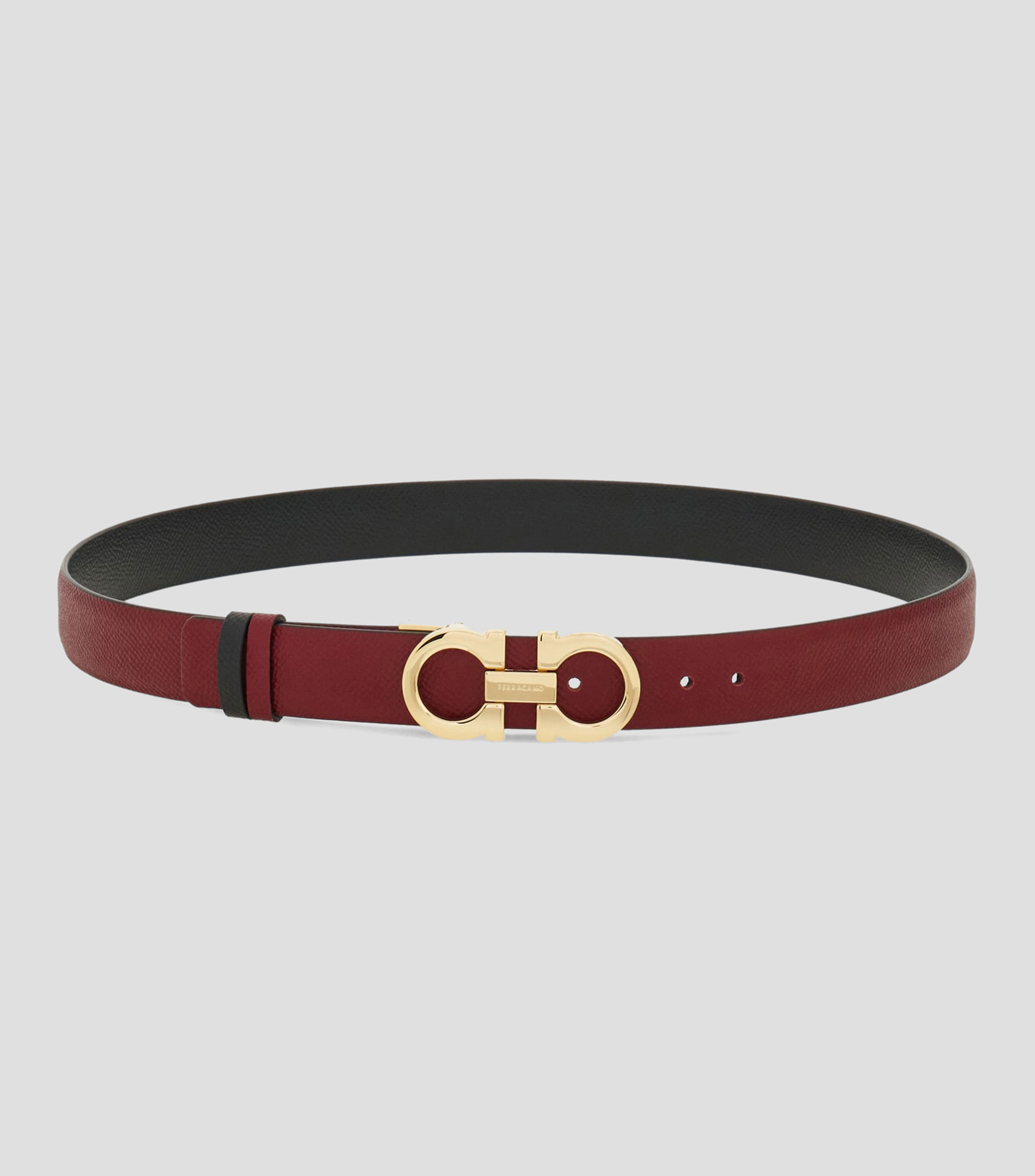 Cinturon reversible y ajustable Gancini Mujer