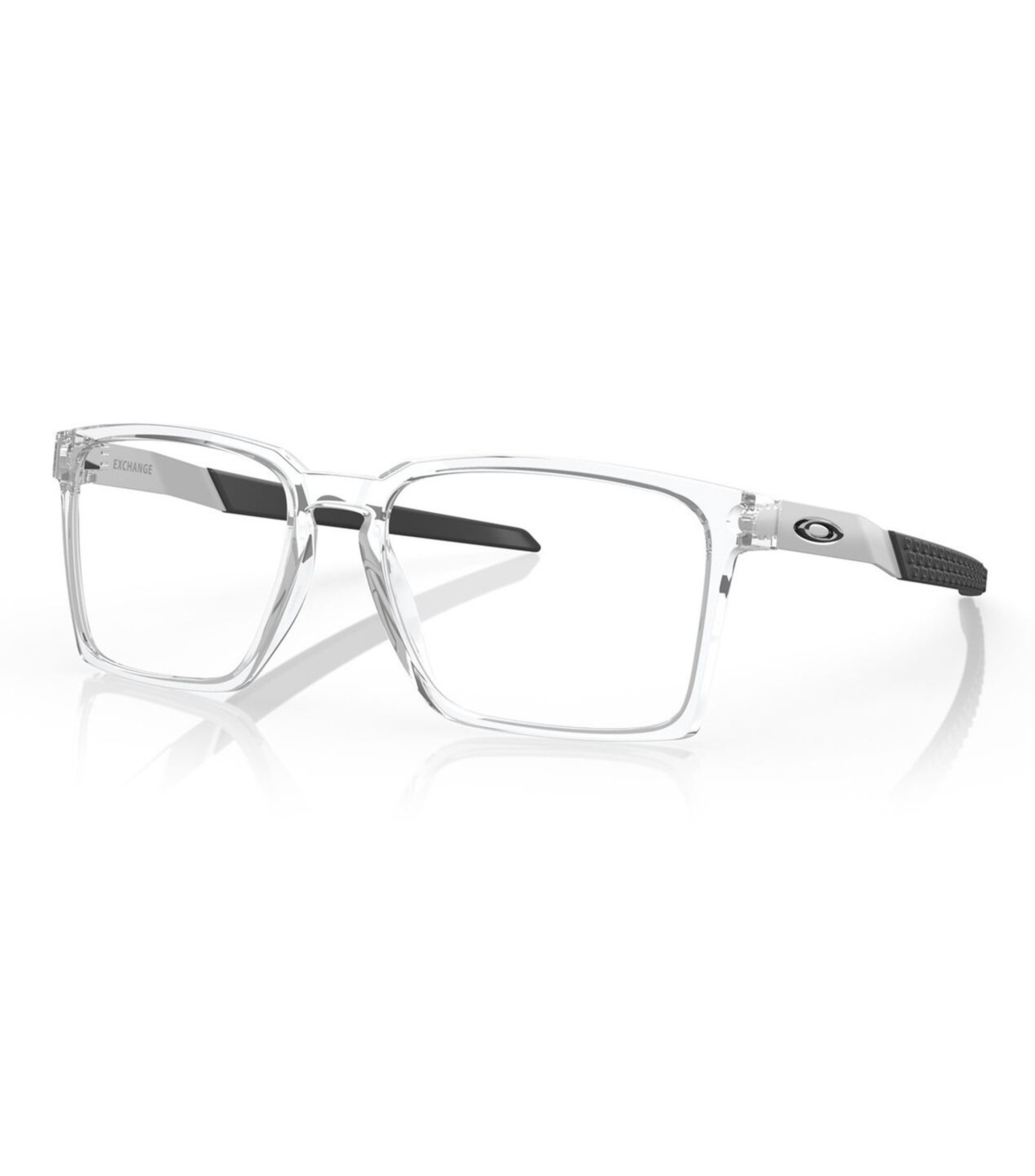 Lentes oftálmicos rectangulares Exchange transparentes Hombre