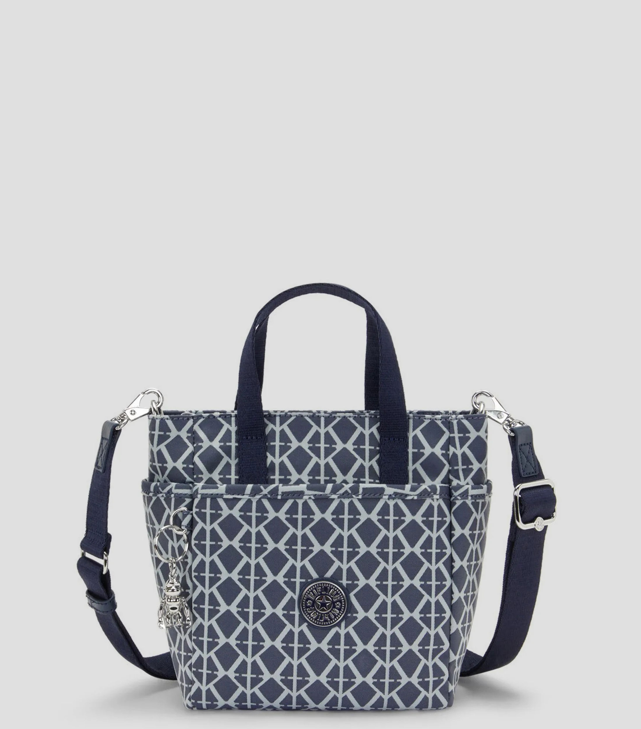Bolsa tote azul Patya geométrica Mujer