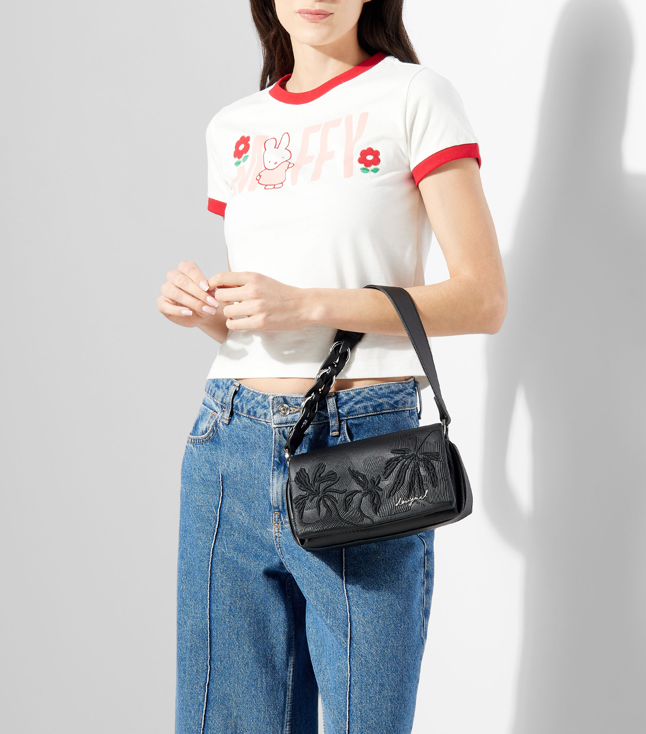 Bolsa shoulder Mirenis Naron Mini lisa Mujer