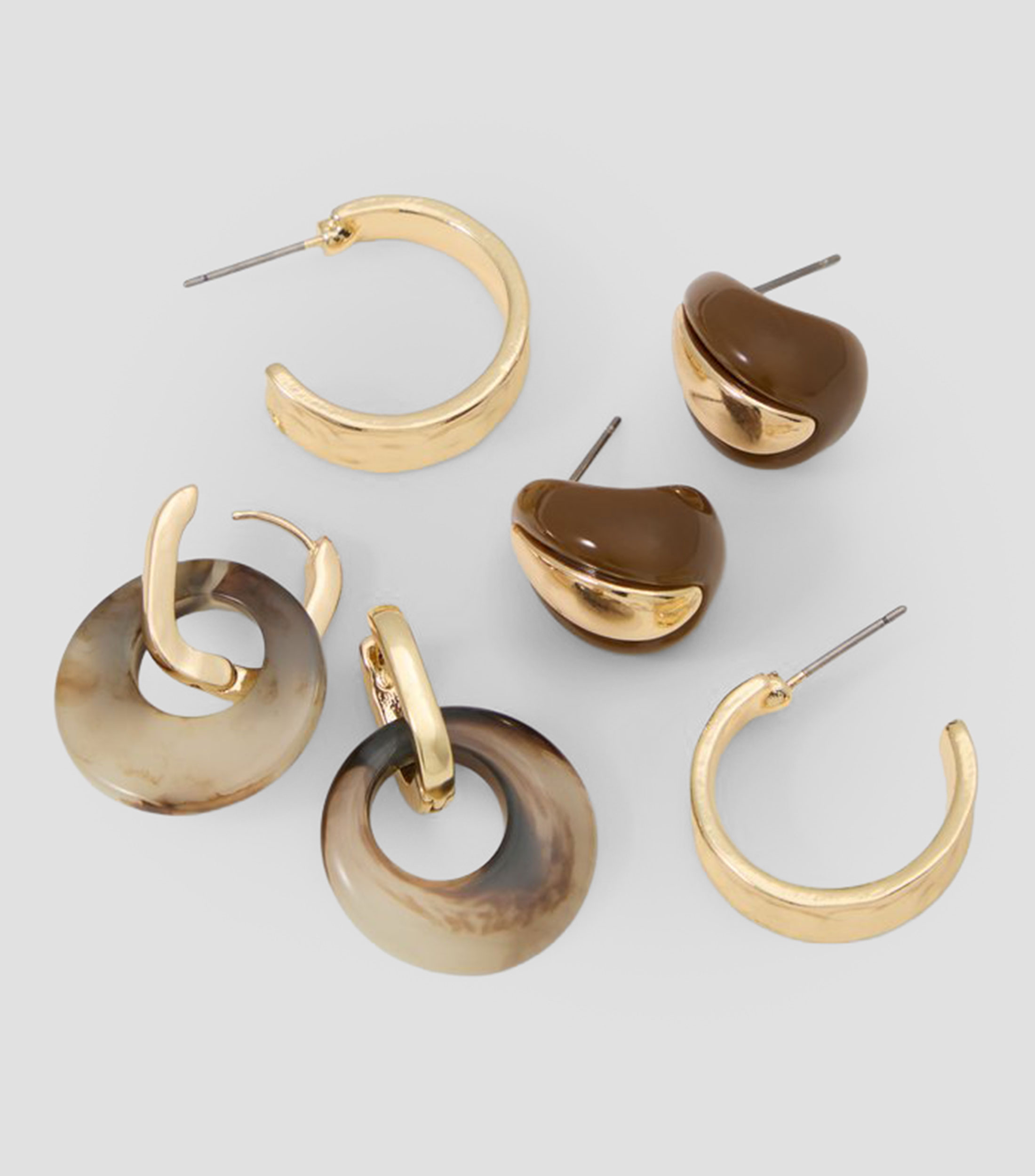 Set 3 Pares de Aretes Mujer