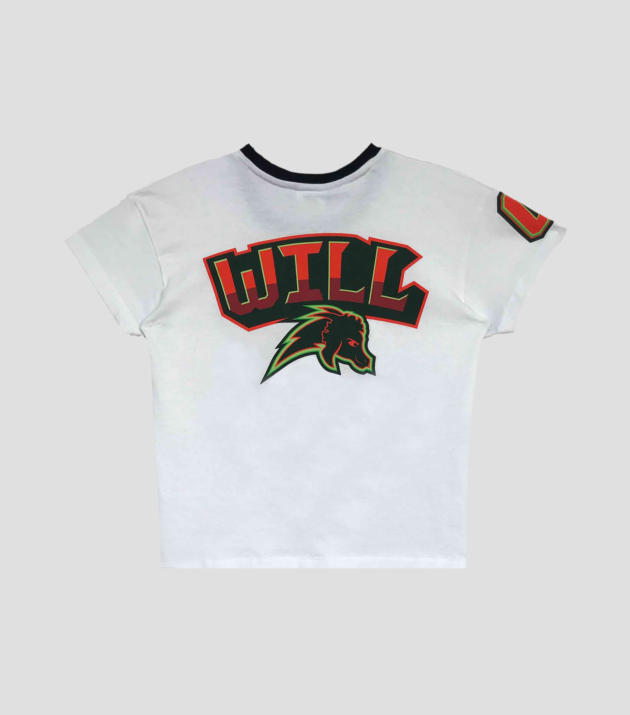 Playera cuello redondo manga corta estampada Niño
