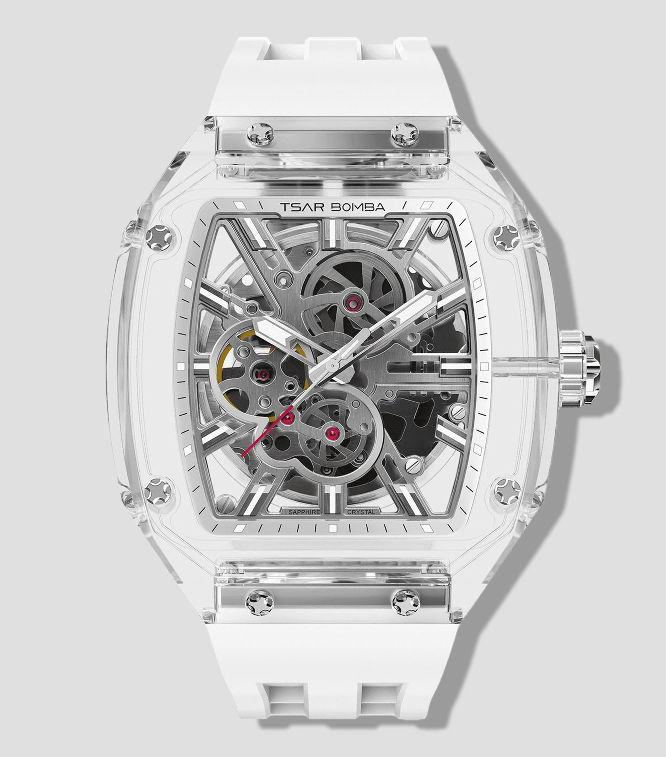 Reloj para hombre Atomic deportivo transparente