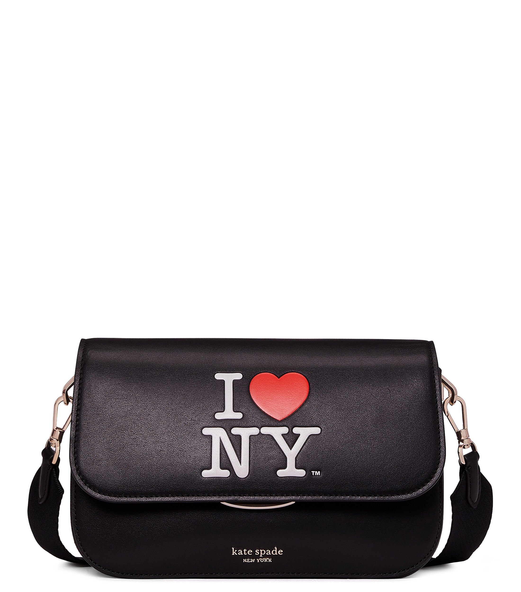 Kate Spade New York Bolso crossbody negro en piel Buddie Mujer El