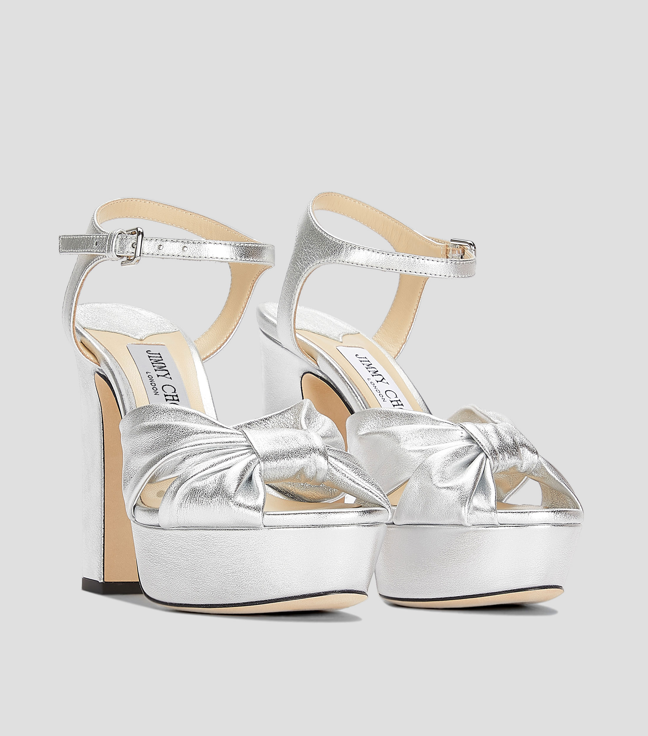 Sandalias con tacon alto y plataforma Heloise 120 Mujer