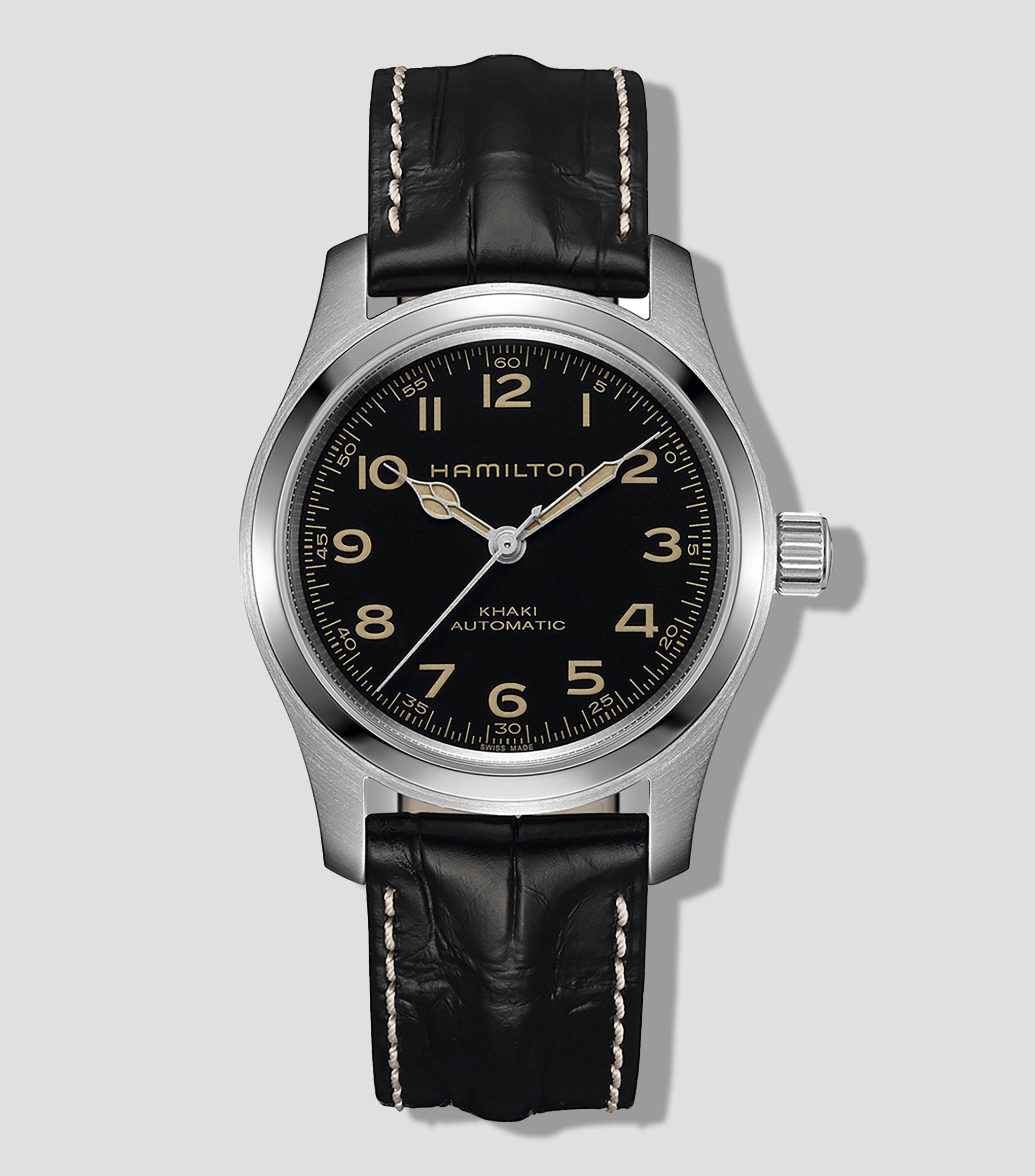 Reloj Unisex Khaki Field Murph Auto Casual Negro