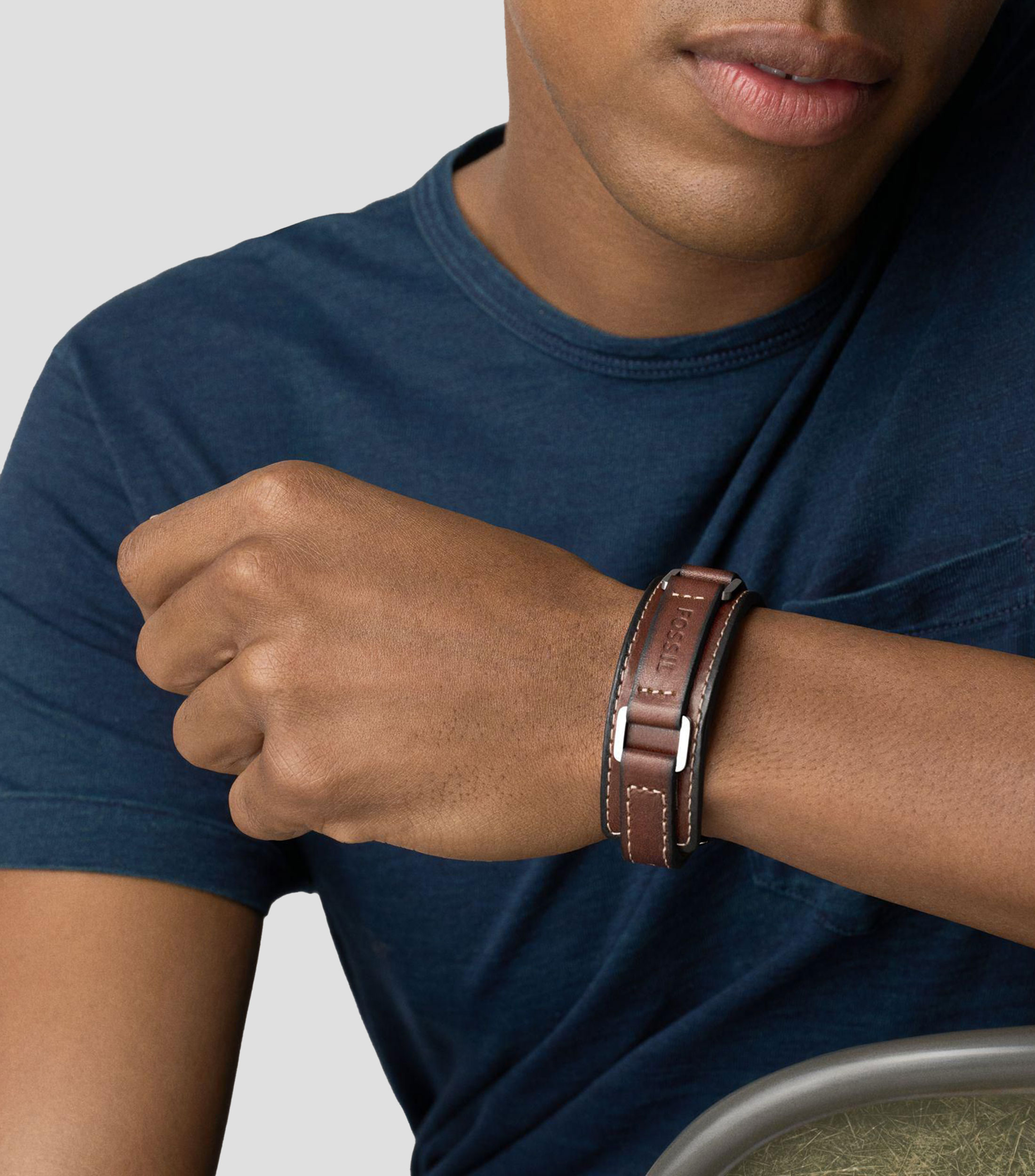 Pulsera Machine textura Hombre
