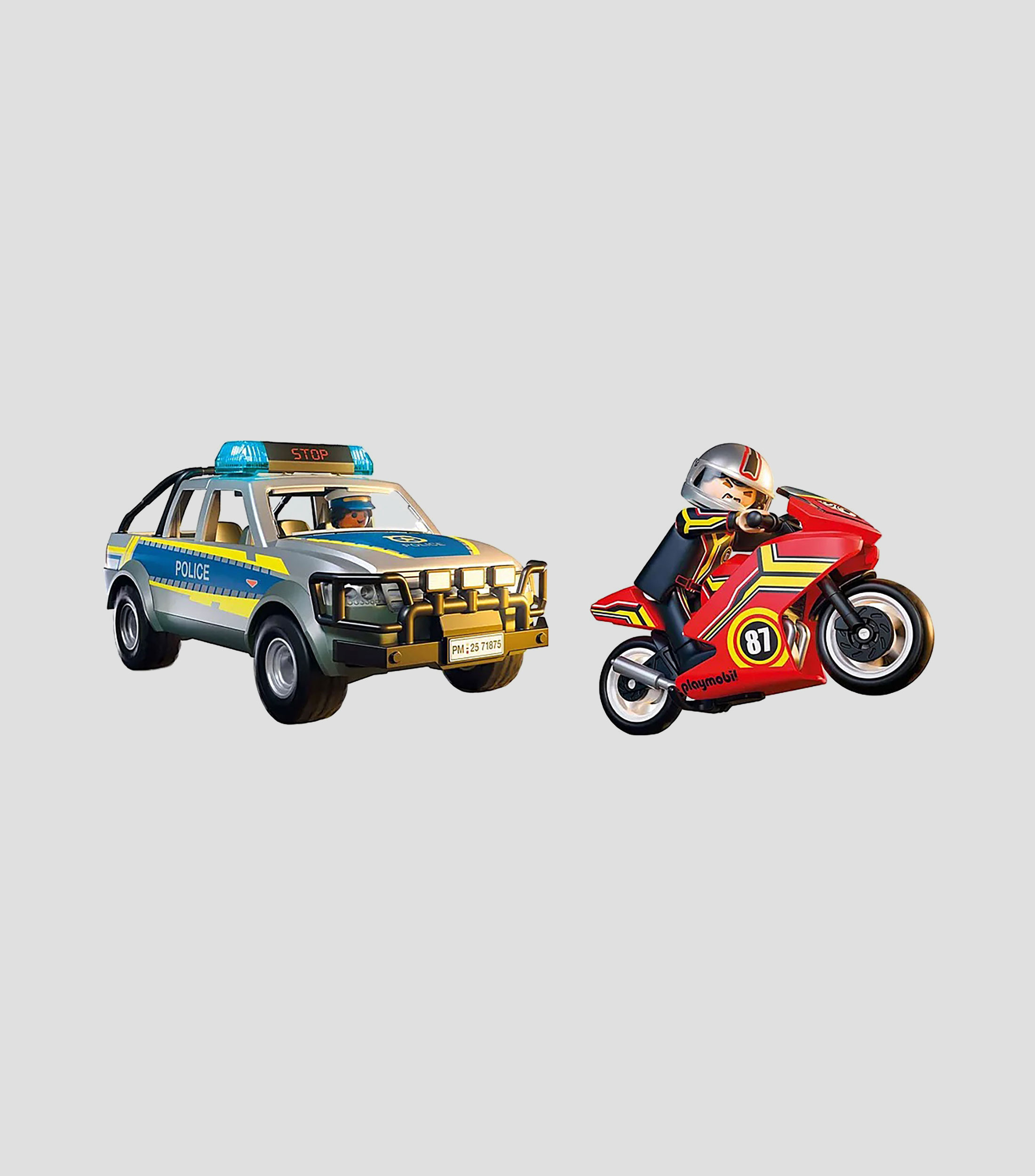 Playset Pick up persecución policial