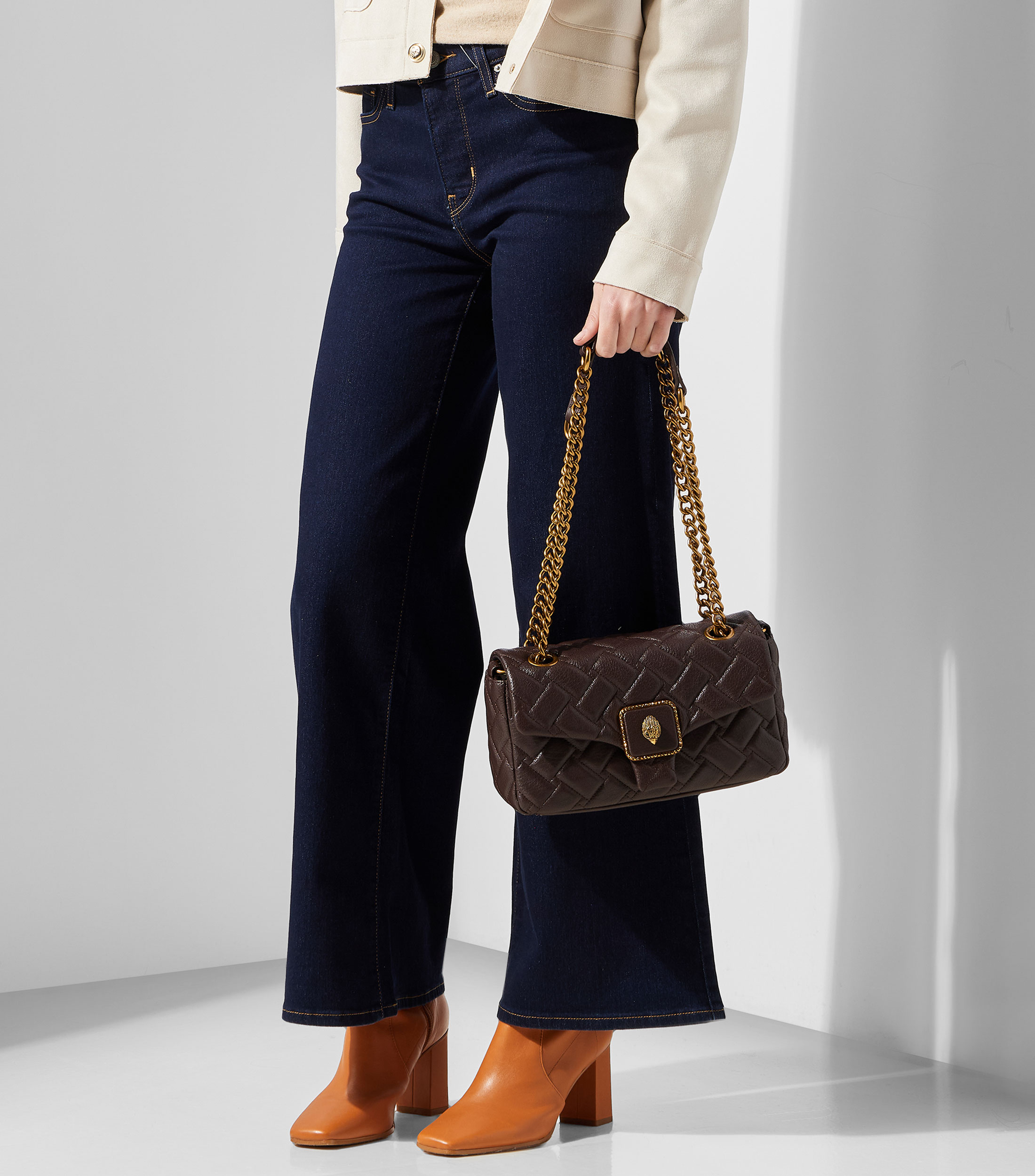 Bolsa Shoulder en piel Mujer