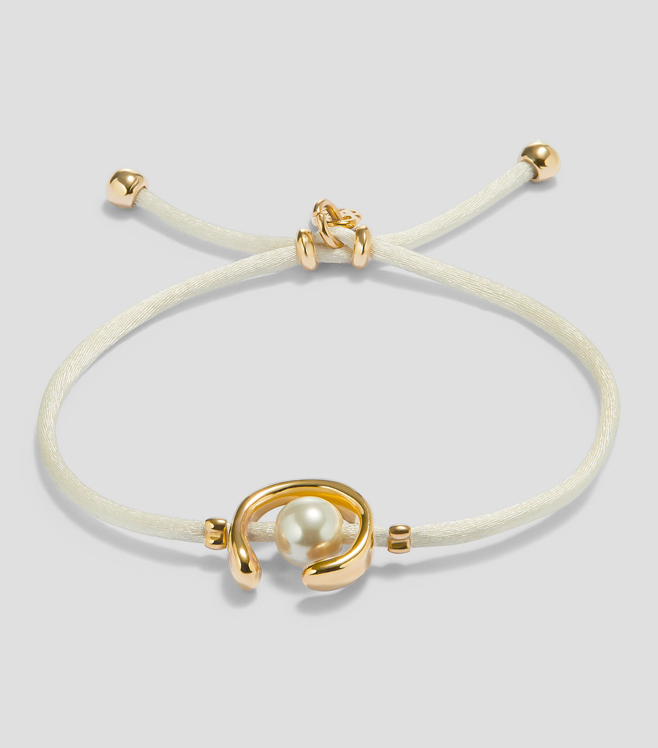 Pulsera ajustable Crema Mujer