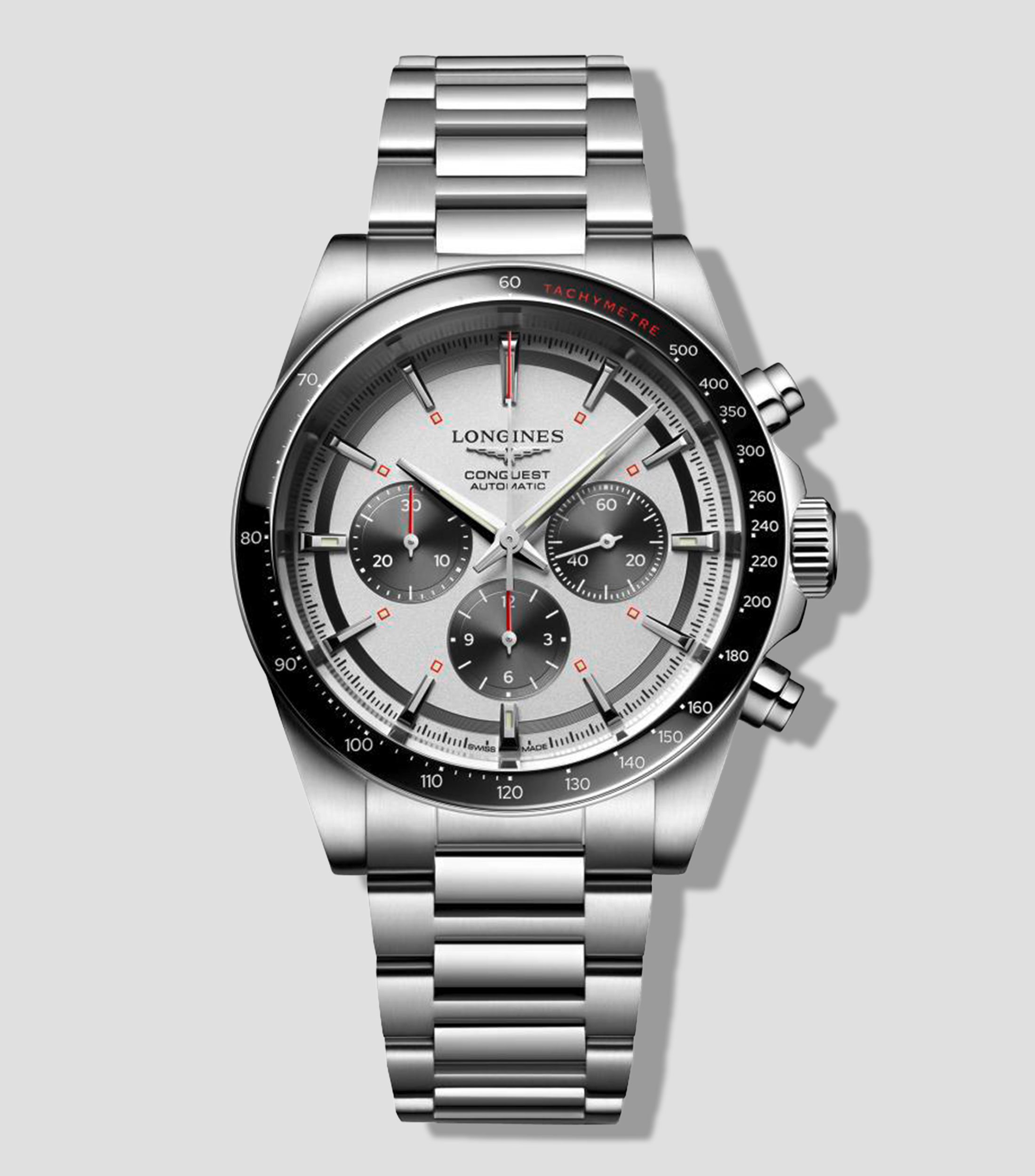 Reloj para Hombre Conquest casual plateado