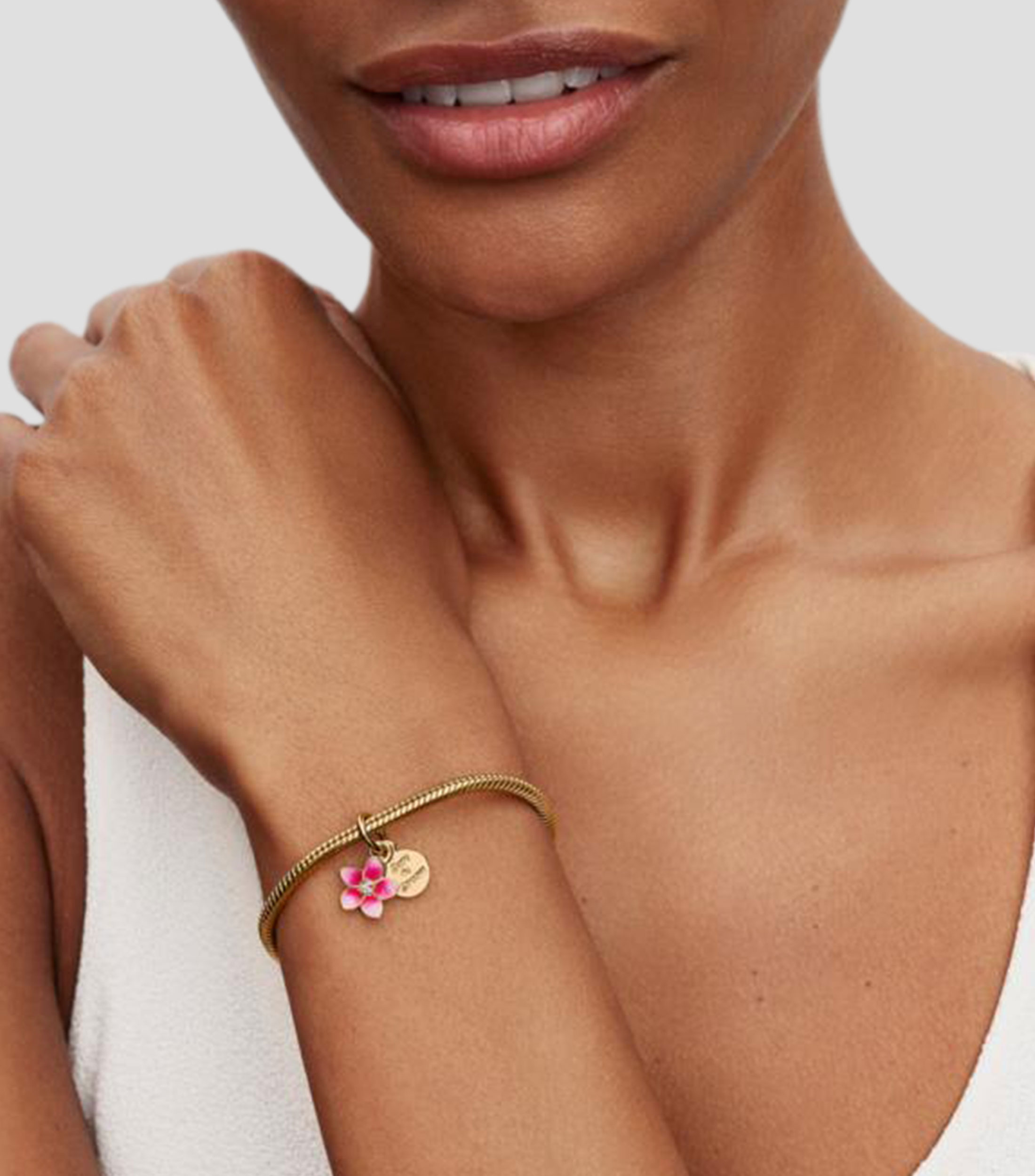 Charm Flor de Moana con Zirconia Cúbica Unisex