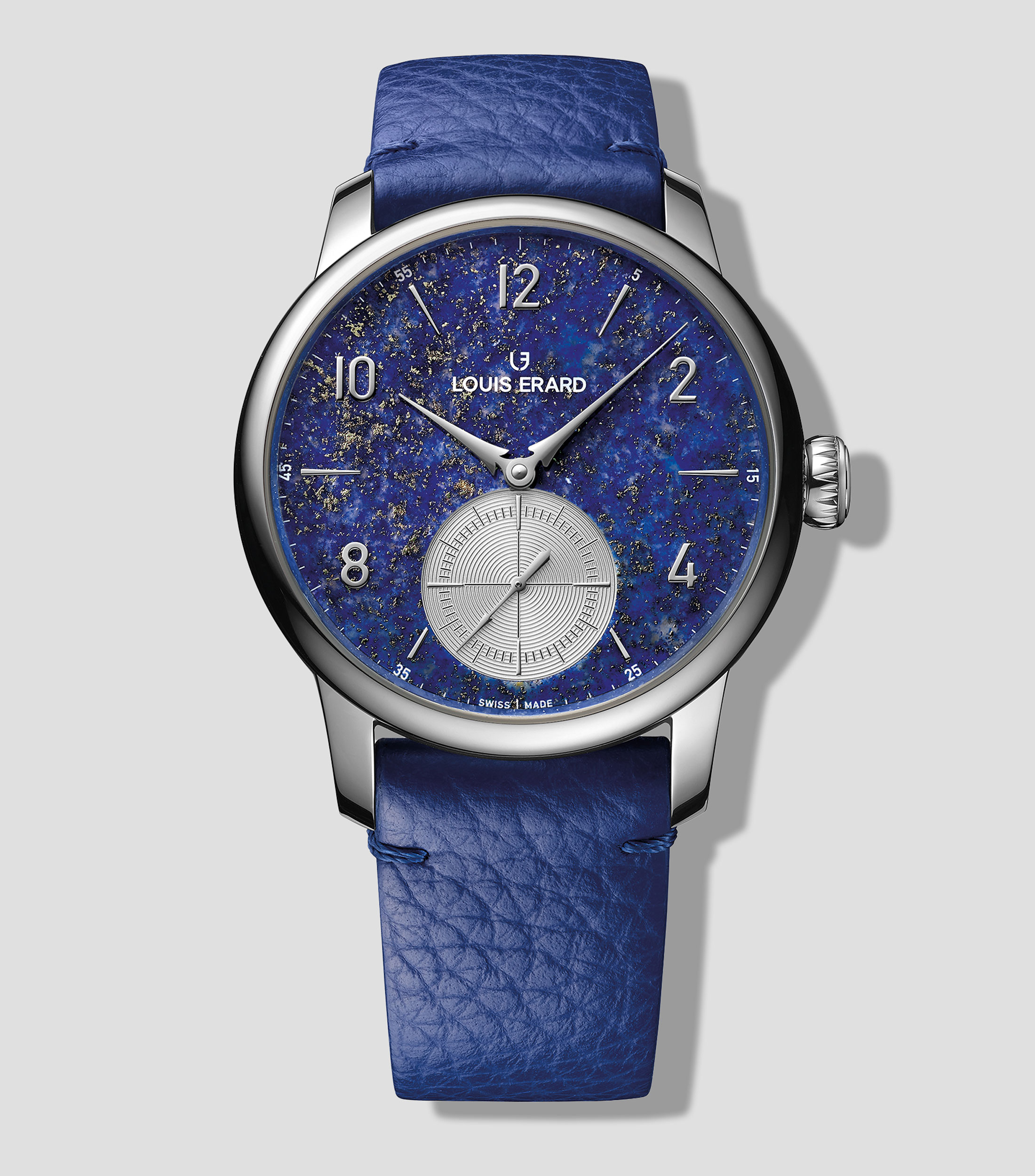 Reloj Unisex Petit Seconde Lapislázuli Casual, Gris, Azul