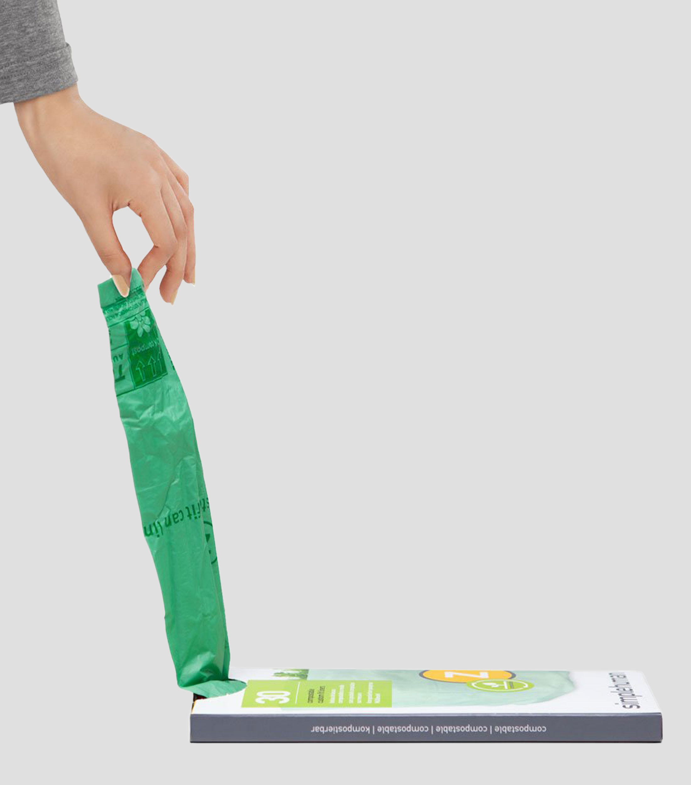 30 bolsas de basura compostables