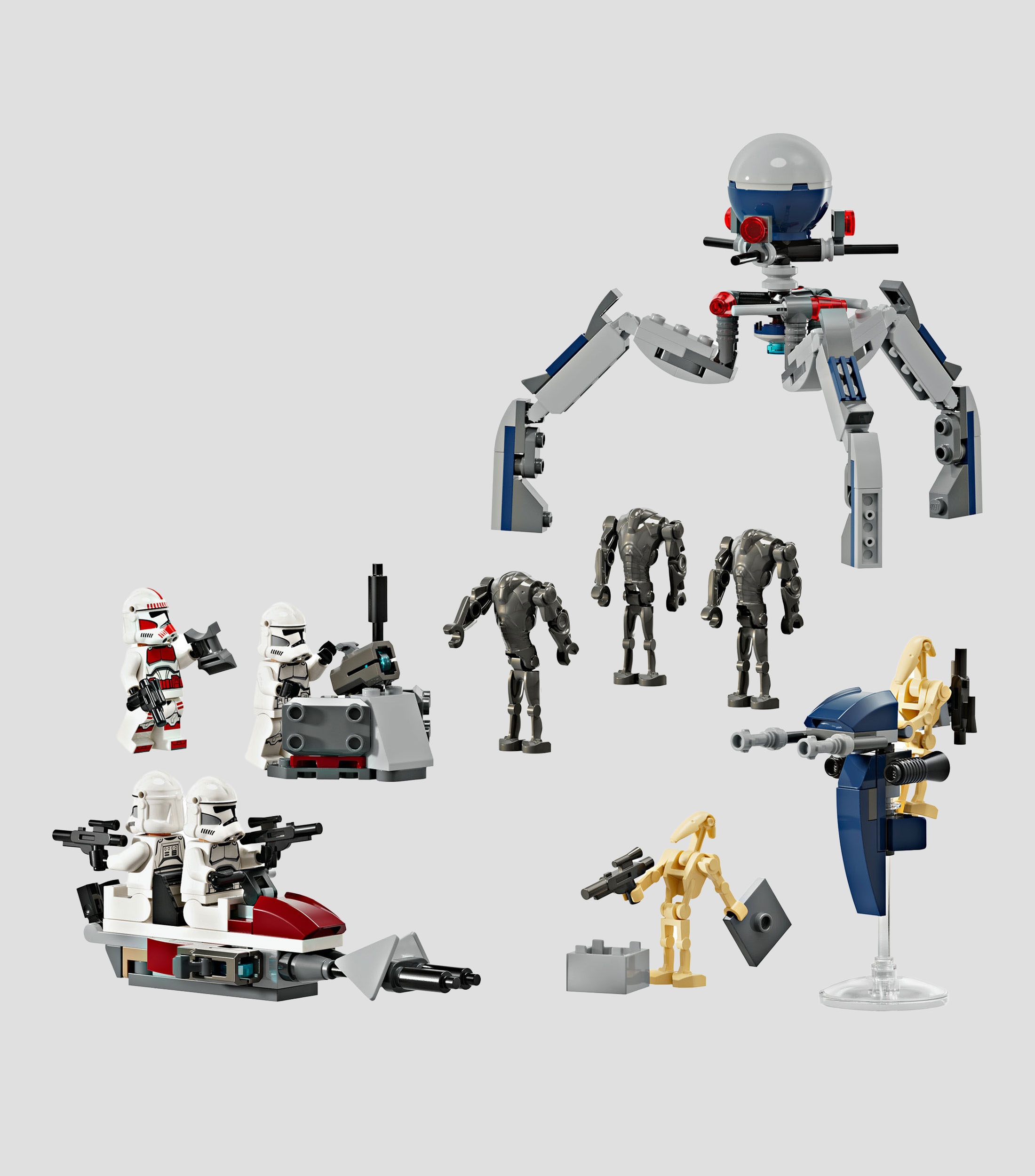 Lego Star Wars Clon Trooper y Droide de Batalla 75372