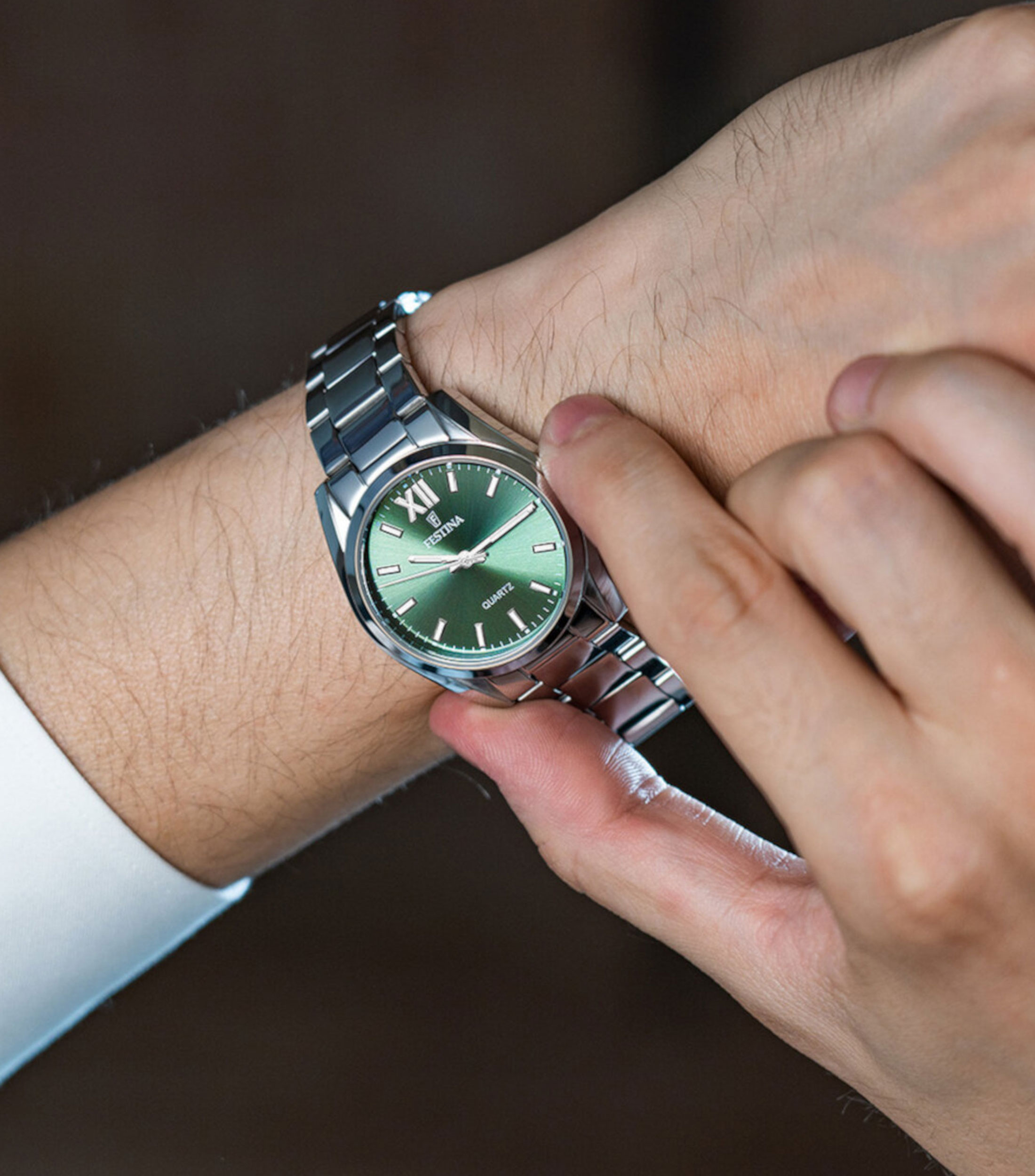 Reloj para Mujer Boyfriend De Vestir, Plateado