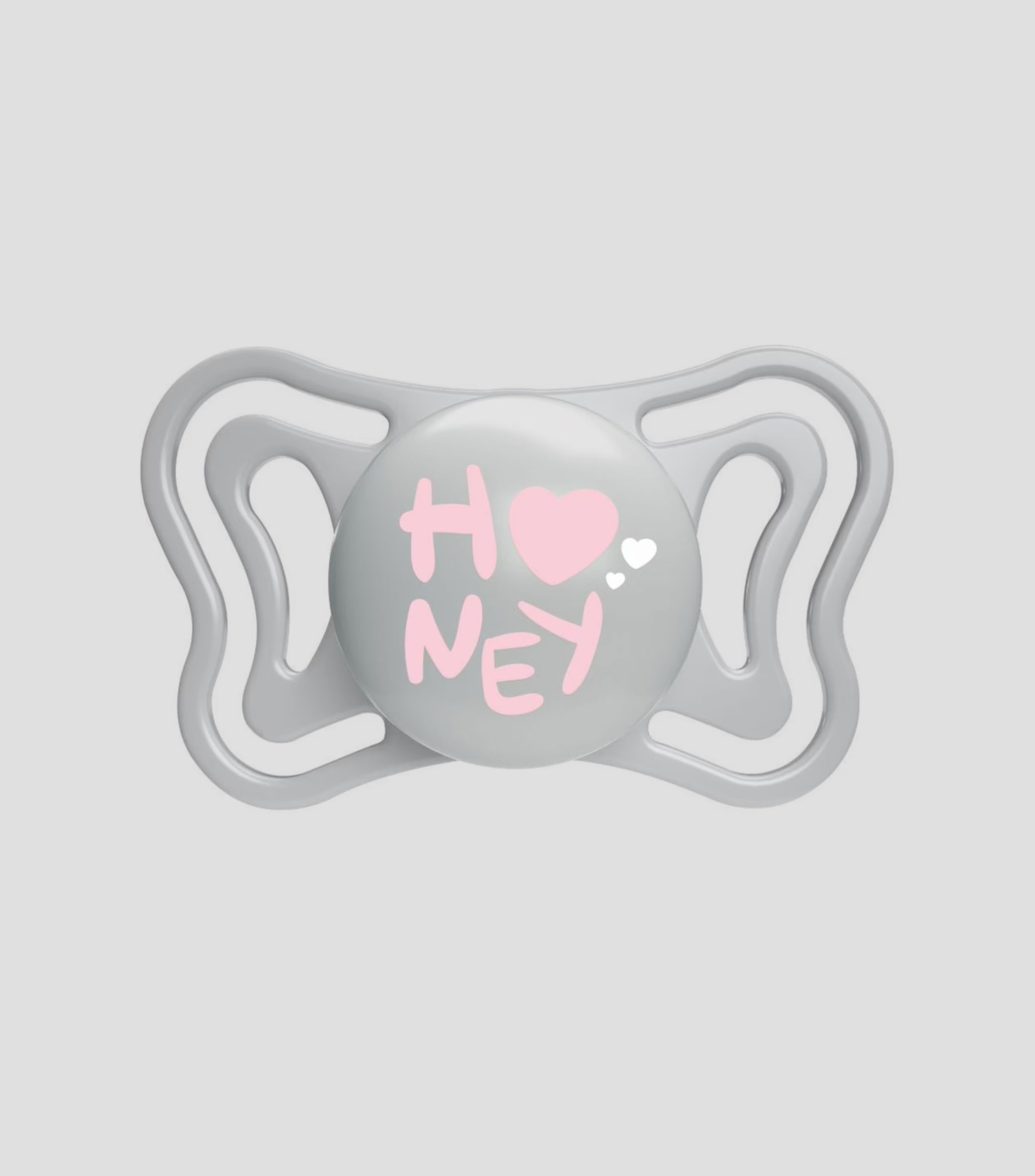 Set de 2 chupones Physioforma Light Blanco y rosa 2-6 meses
