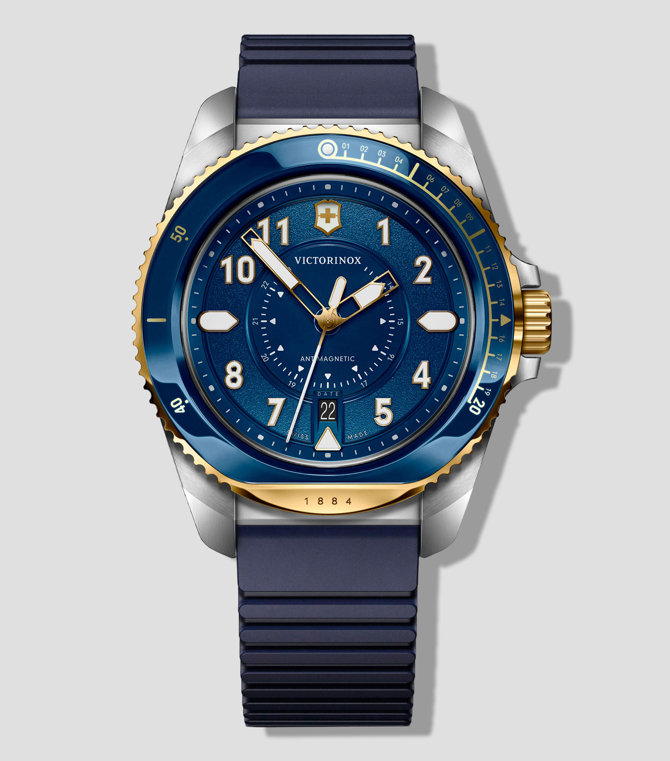 Reloj para Hombre Journey Casual, Azul, Dorado