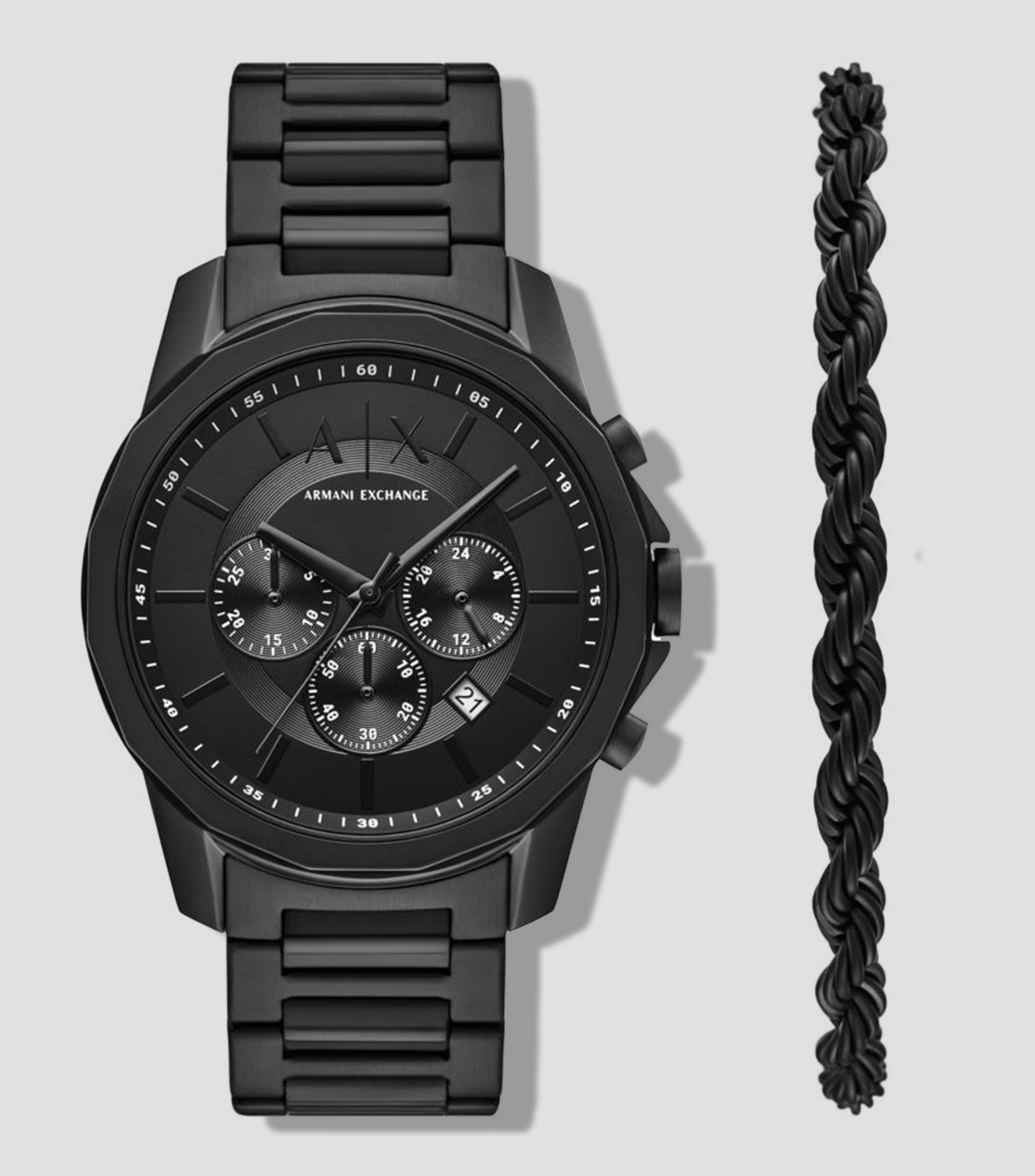 Set de Reloj y Pulsera para Hombre