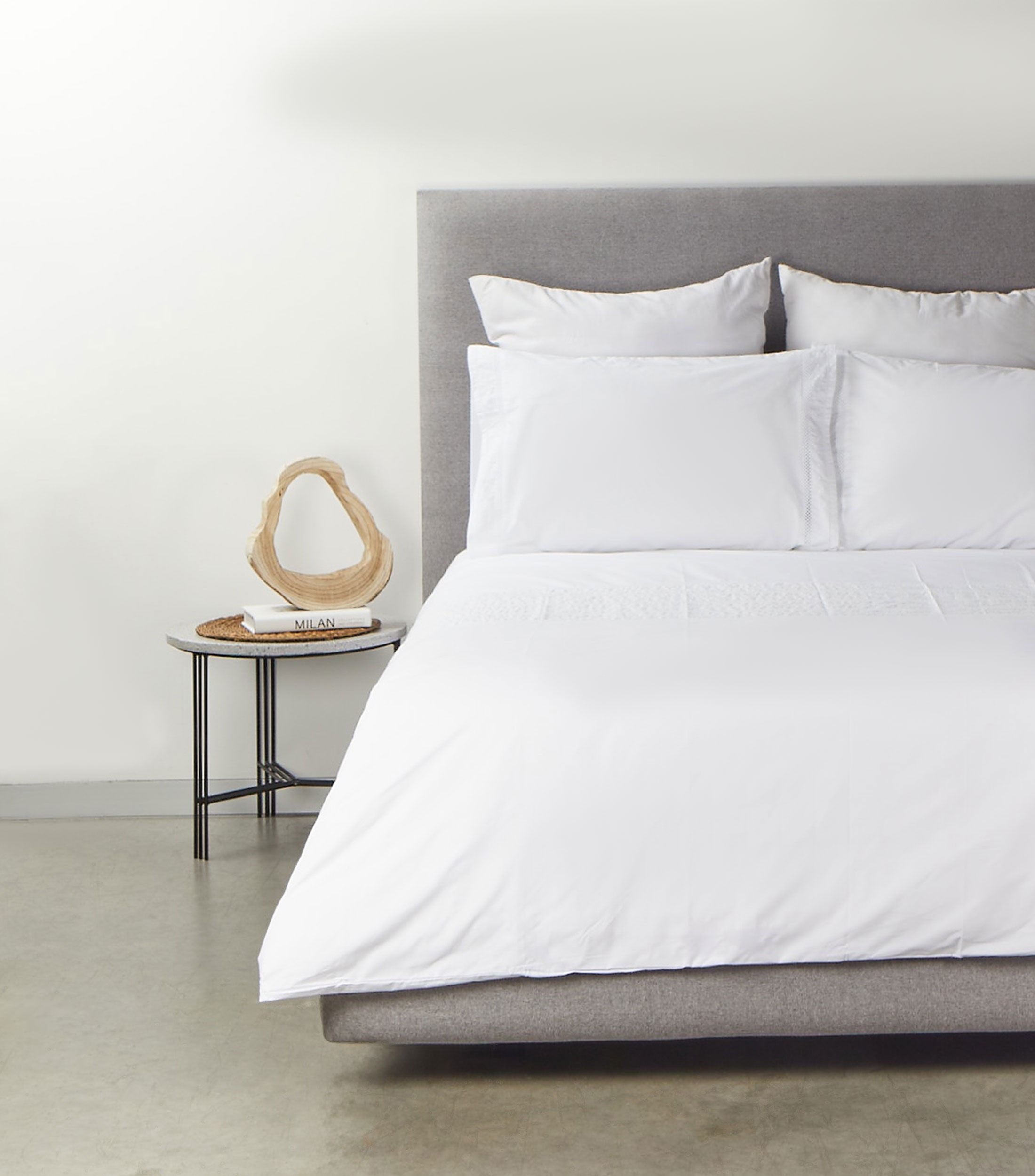 Funda para Duvet King Size en Algodon Blanco