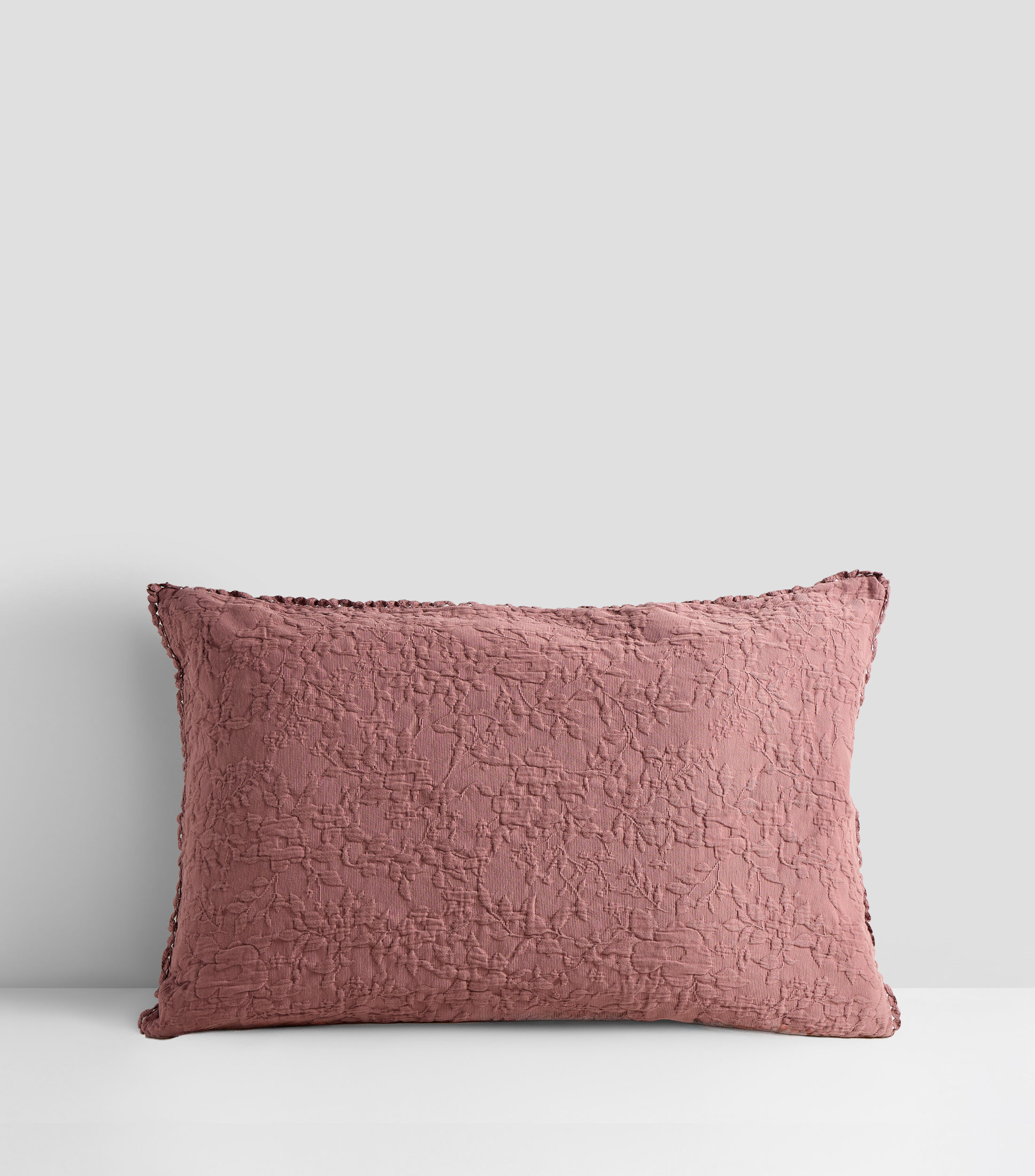 Funda para almohada Estándar en algodón púrpura