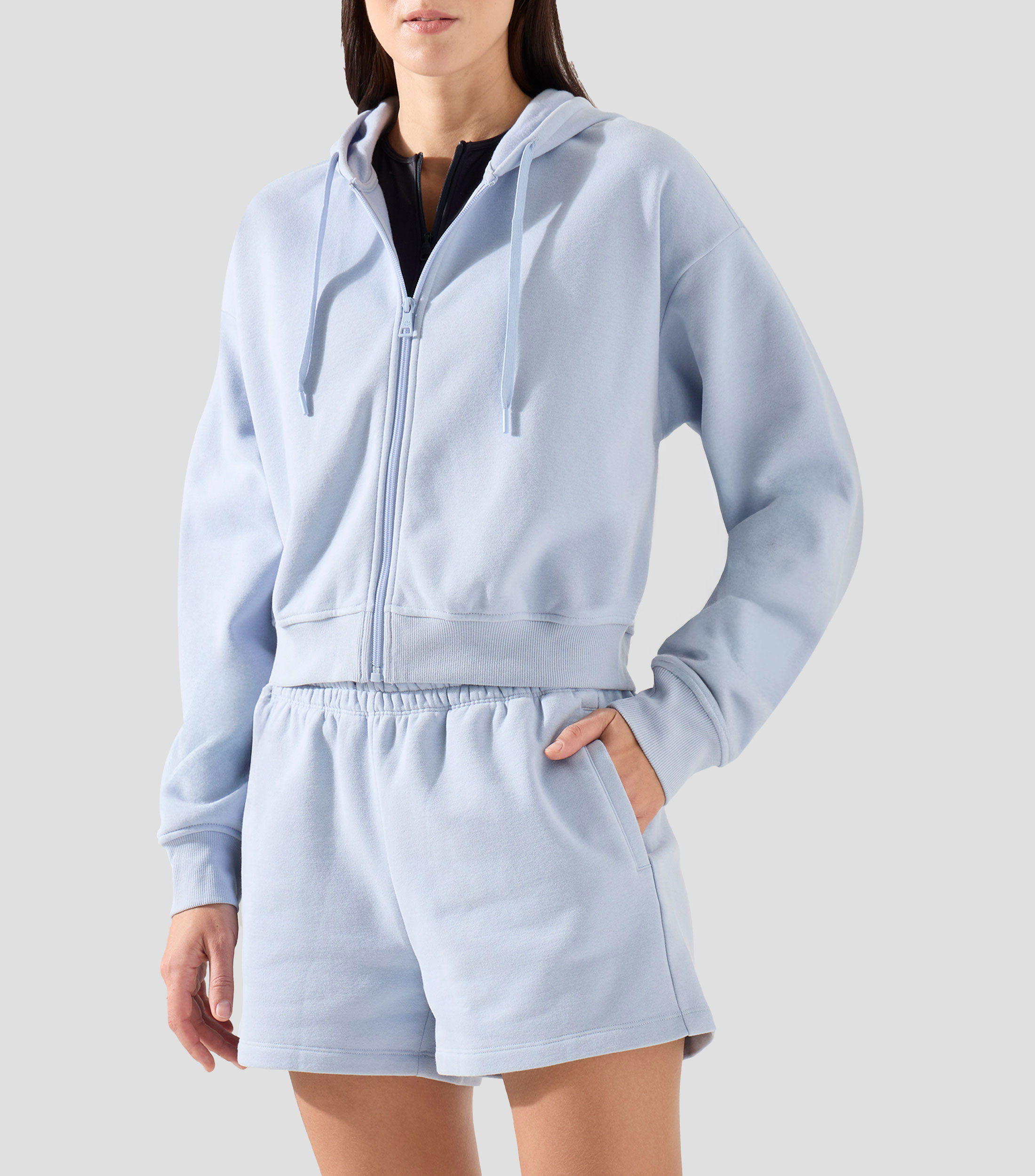 Sudadera para entrenamiento LuxeFleece Mujer