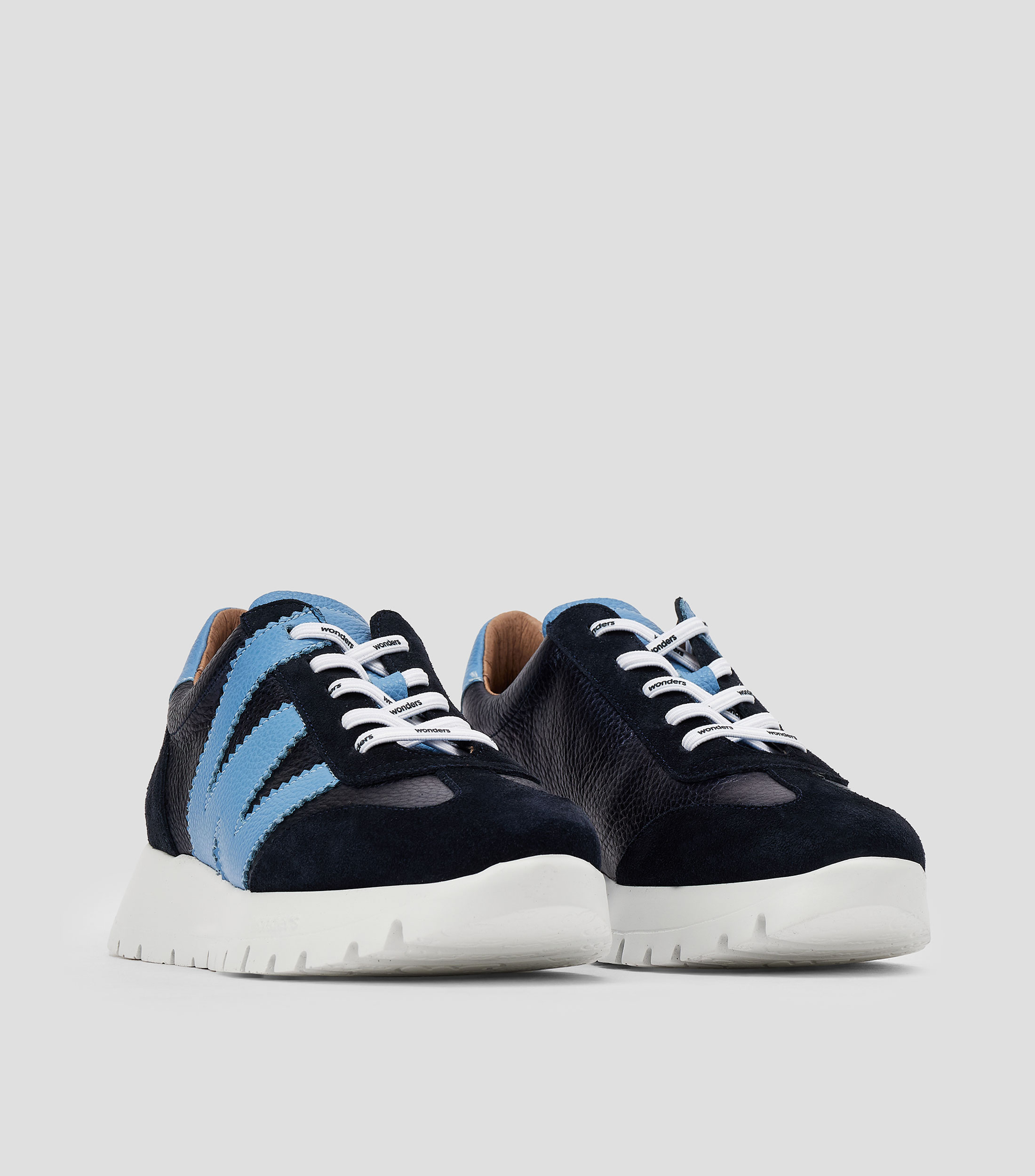 Tenis casuales de piel Mujer