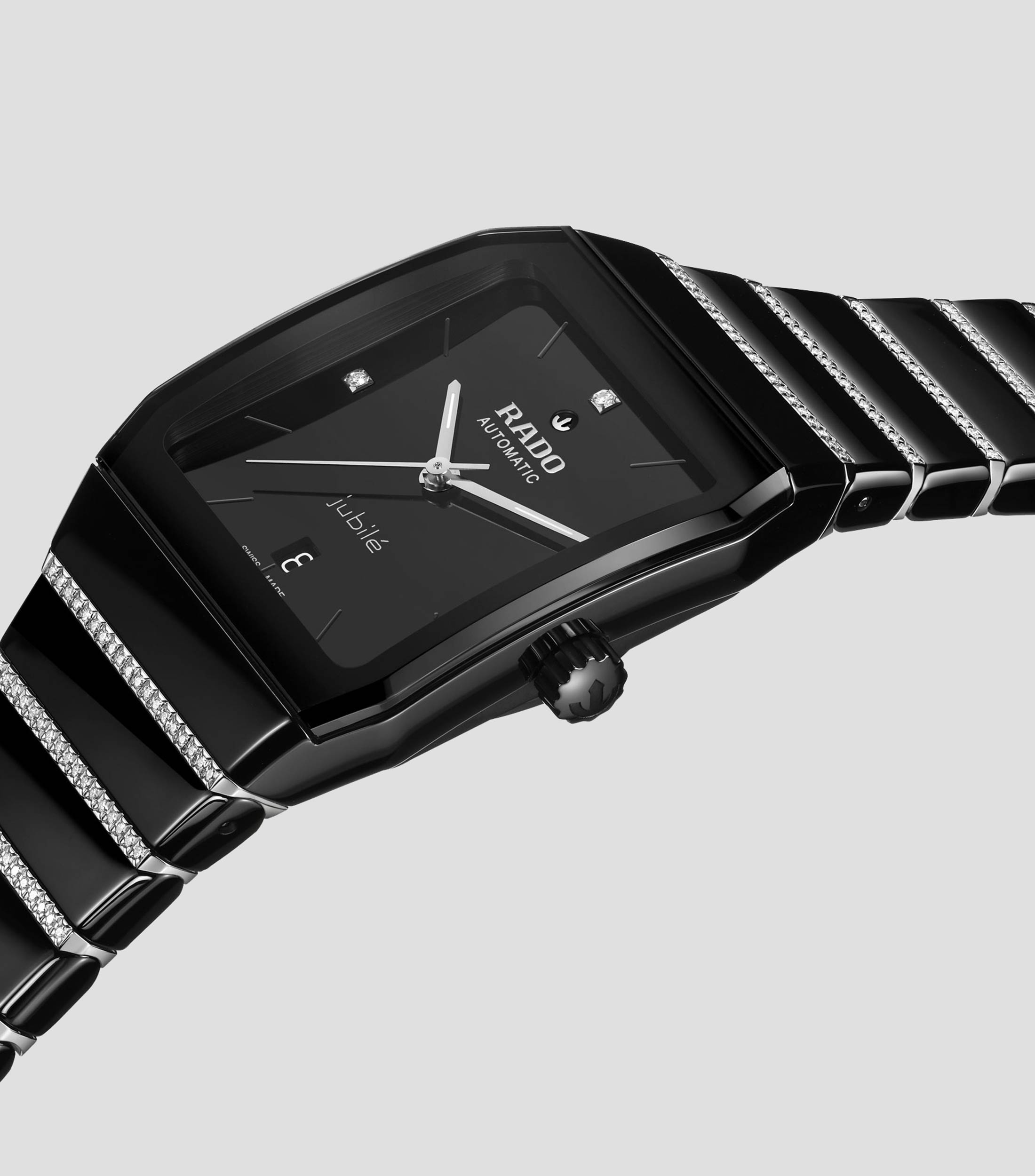 Reloj Unisex Anatom Automatic Diamonds casual negro