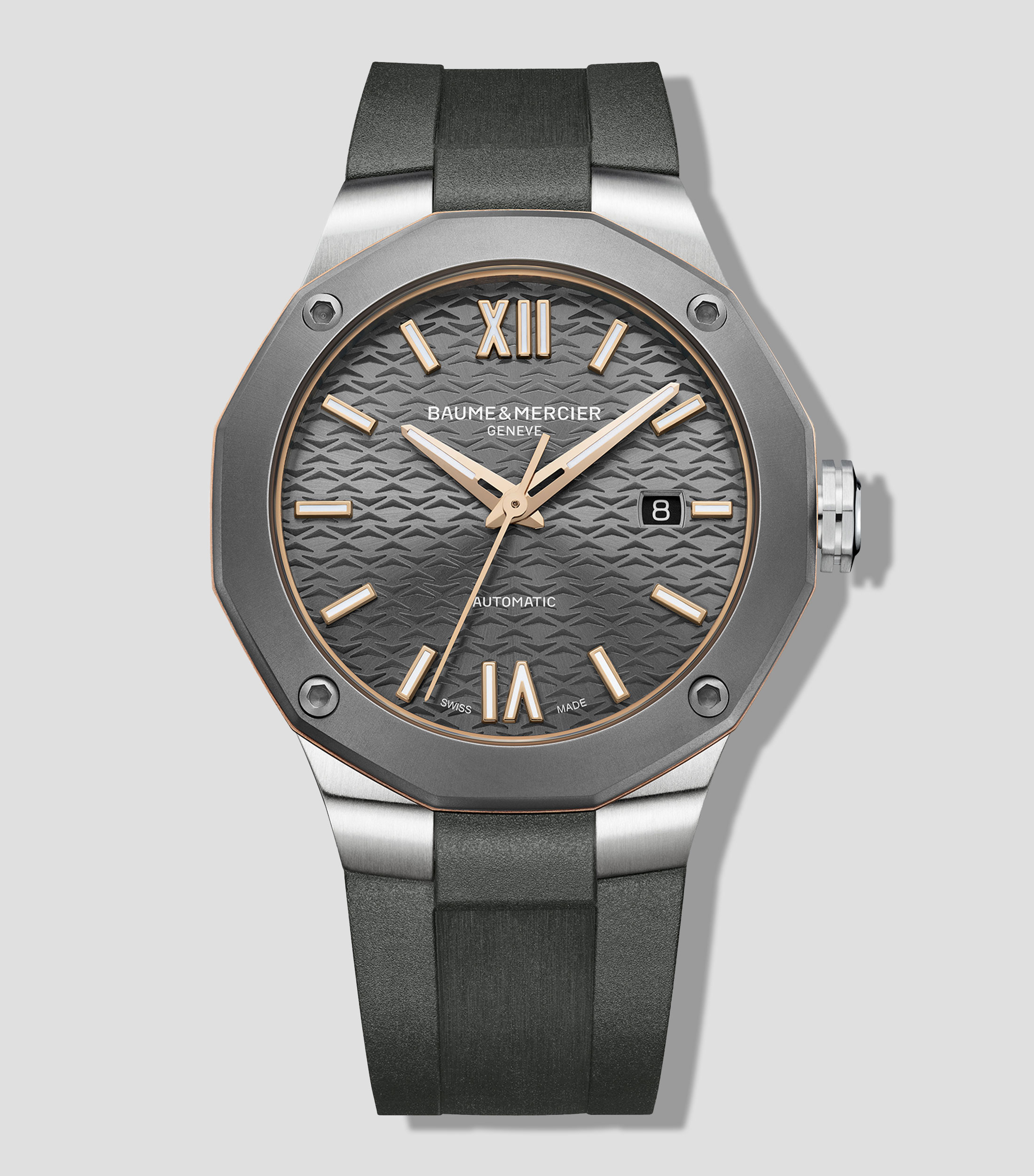 Reloj para hombre Riviera casual, Gris
