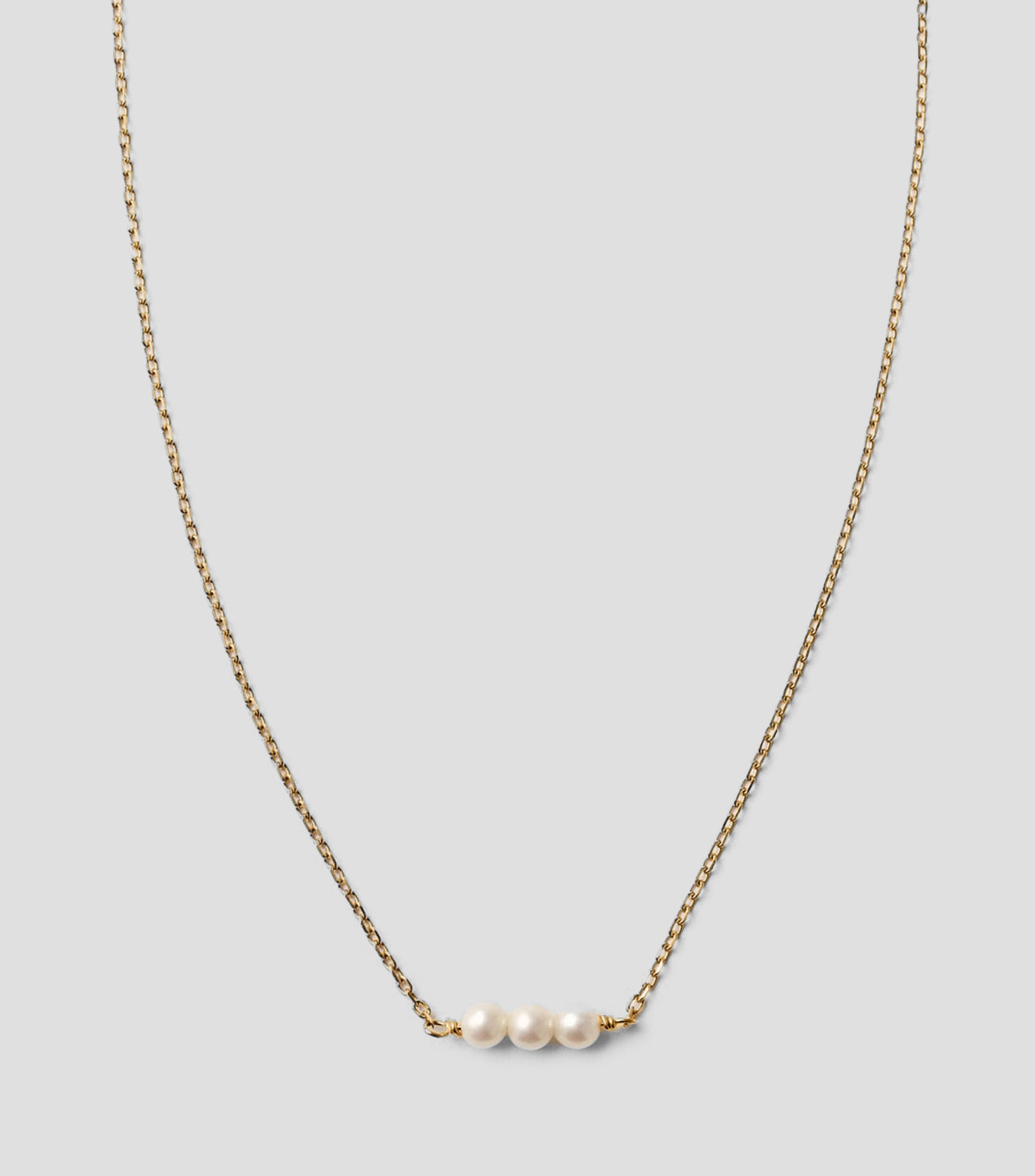 Collar en Plata .925 con perlas Comunión Mujer