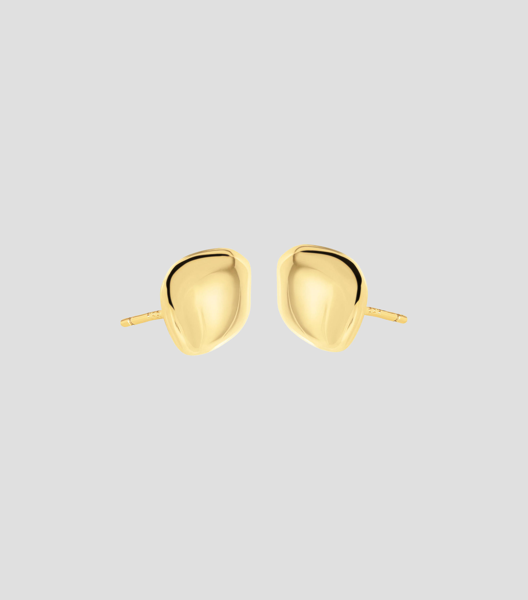 Aretes en plata irregulares Mujer