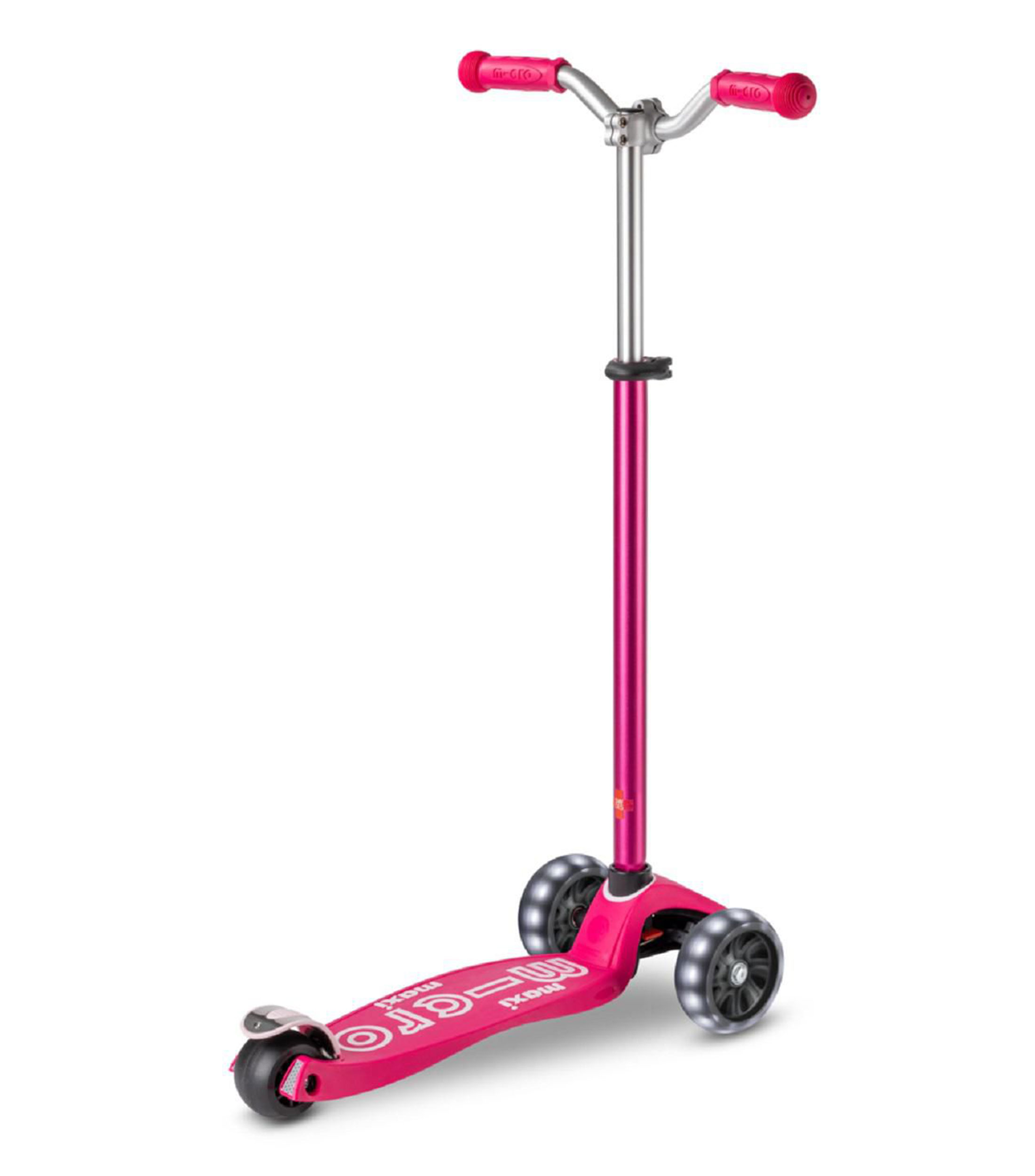 Scooter Maxi Micro Deluxe Pro Led Pink