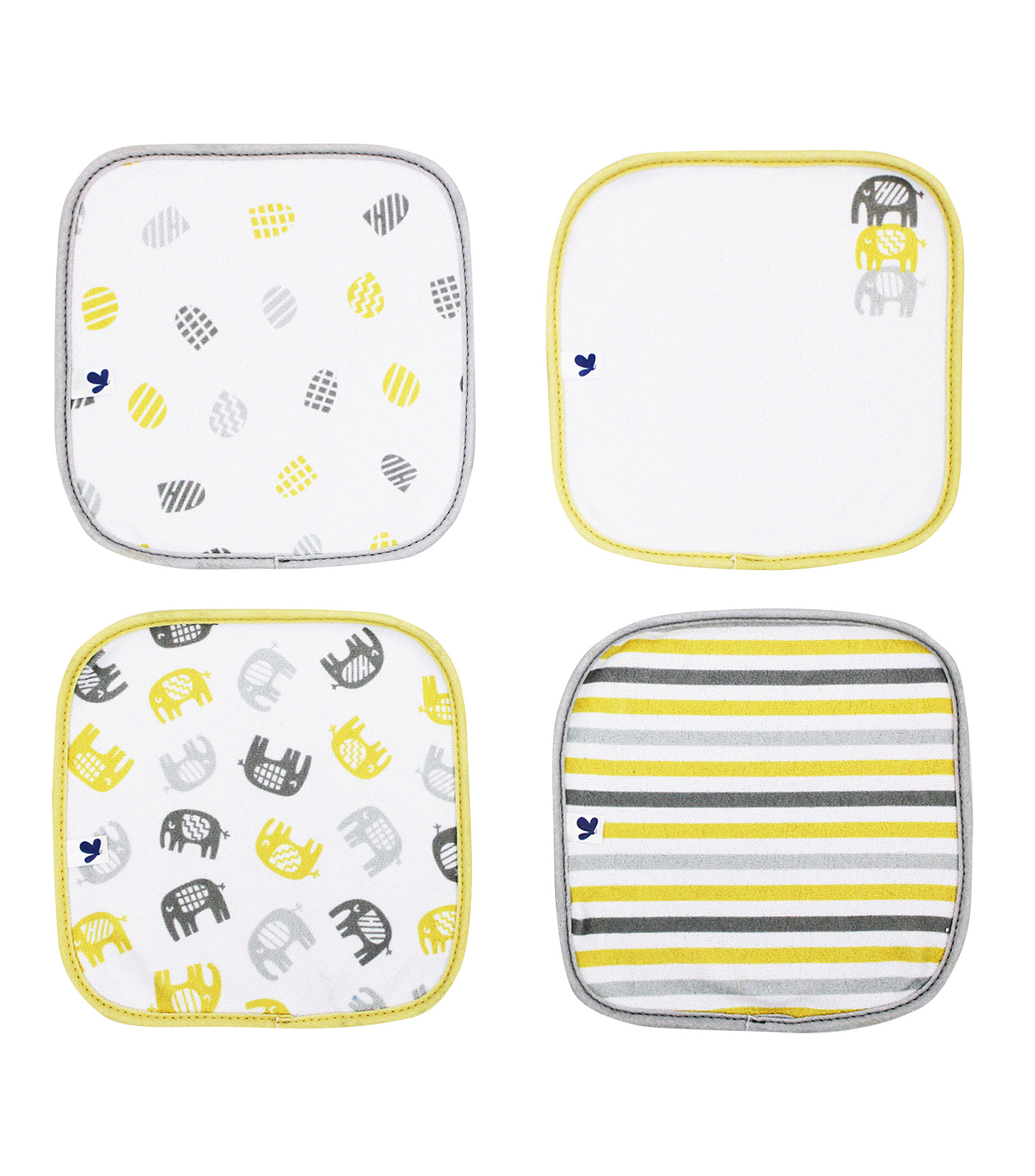 Set de 4 toallitas faciales Bebé