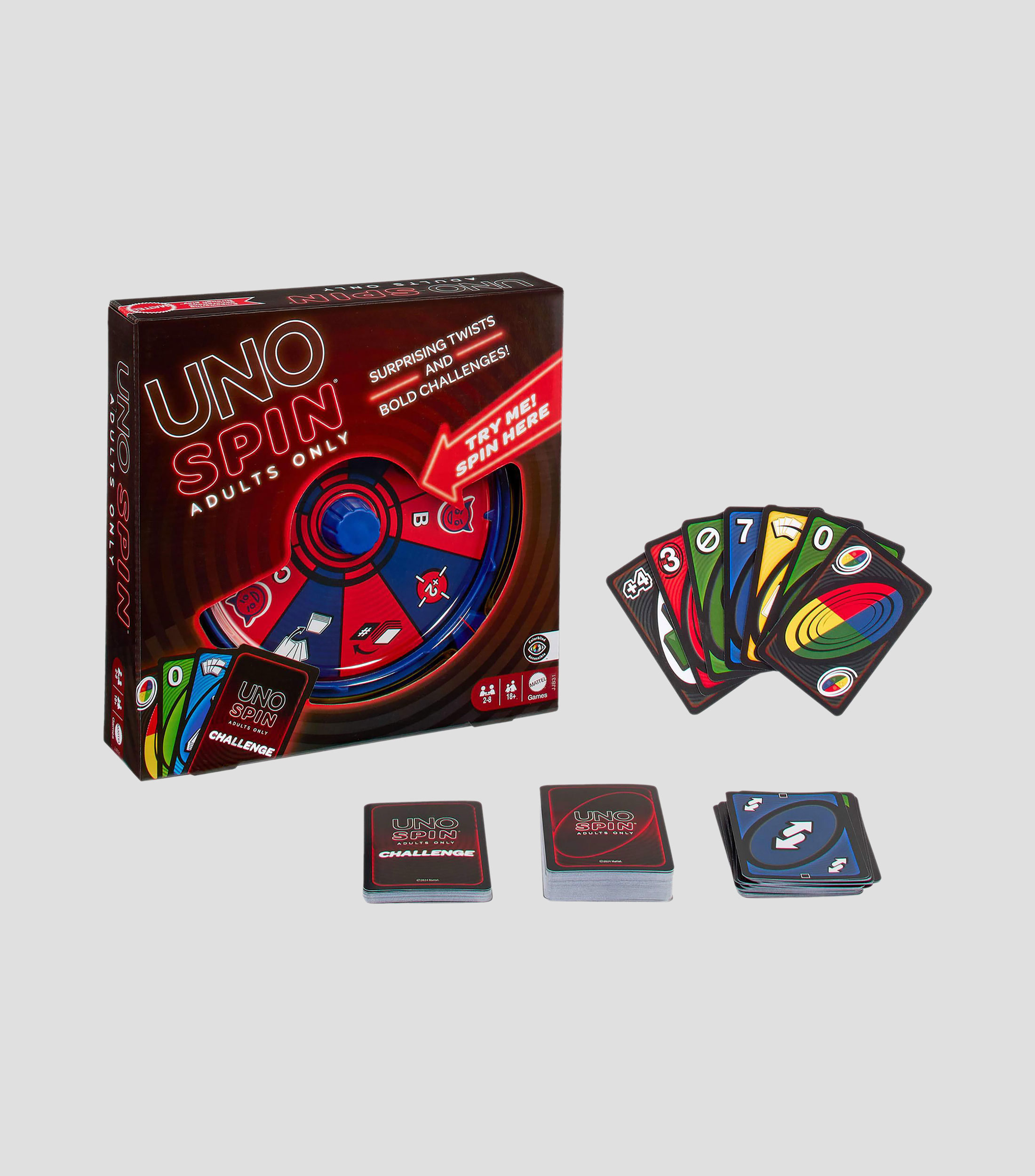 Juego de Mesa UNO Spin Solo para Adultos