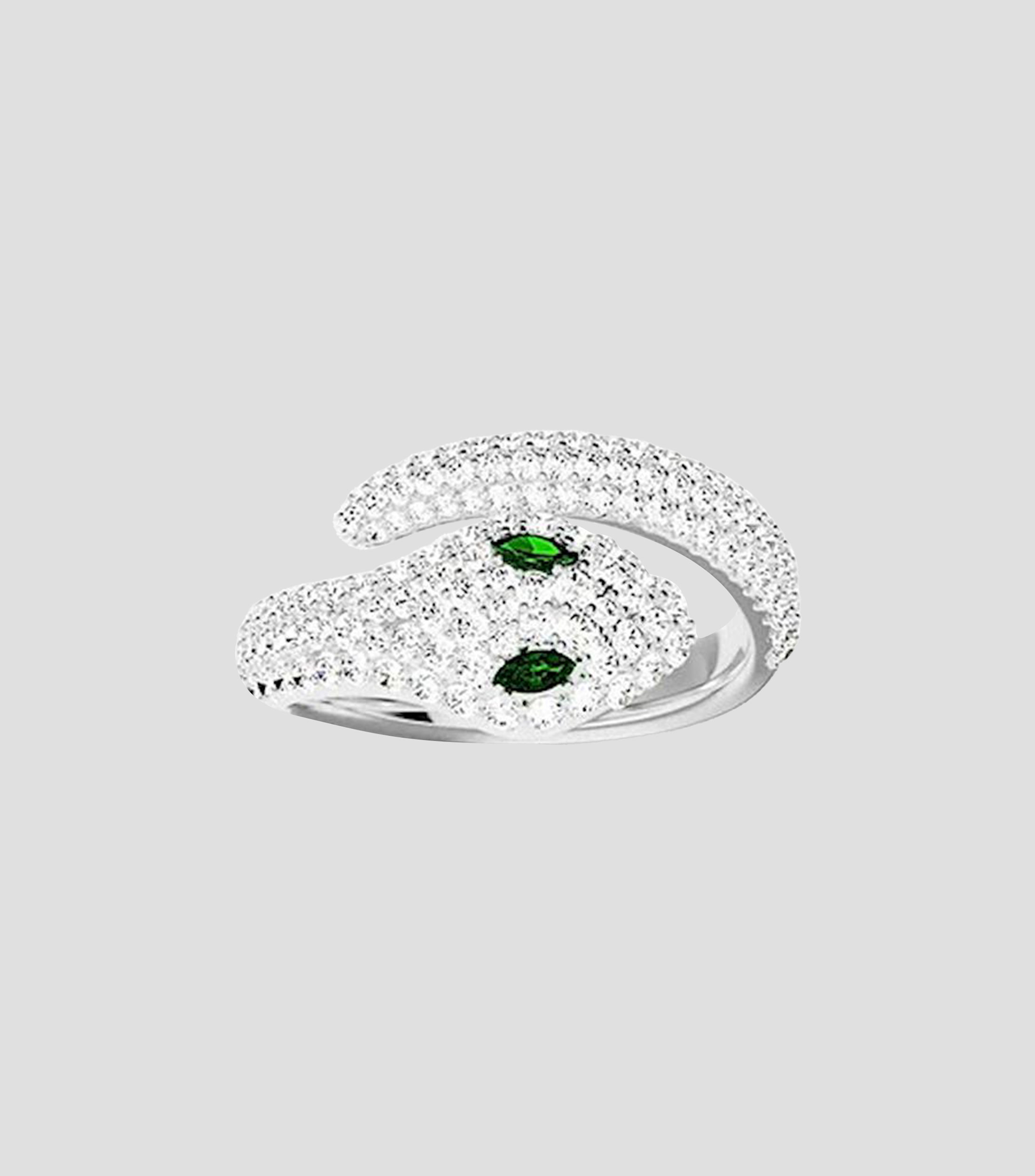 Anillo Festival Serpiente con circonita Mujer