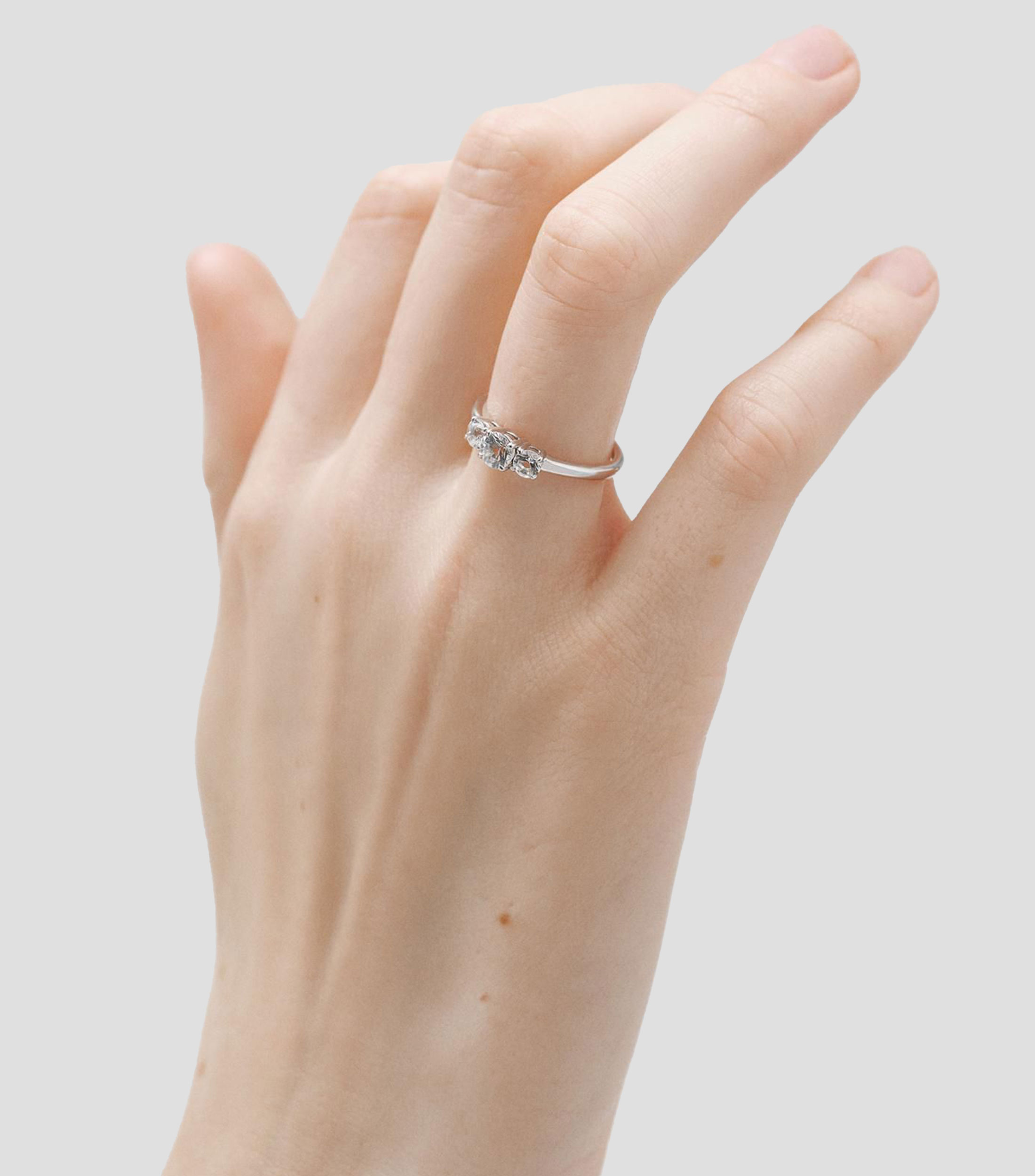 Anillo en Plata .925 con Cuarzo Mujer