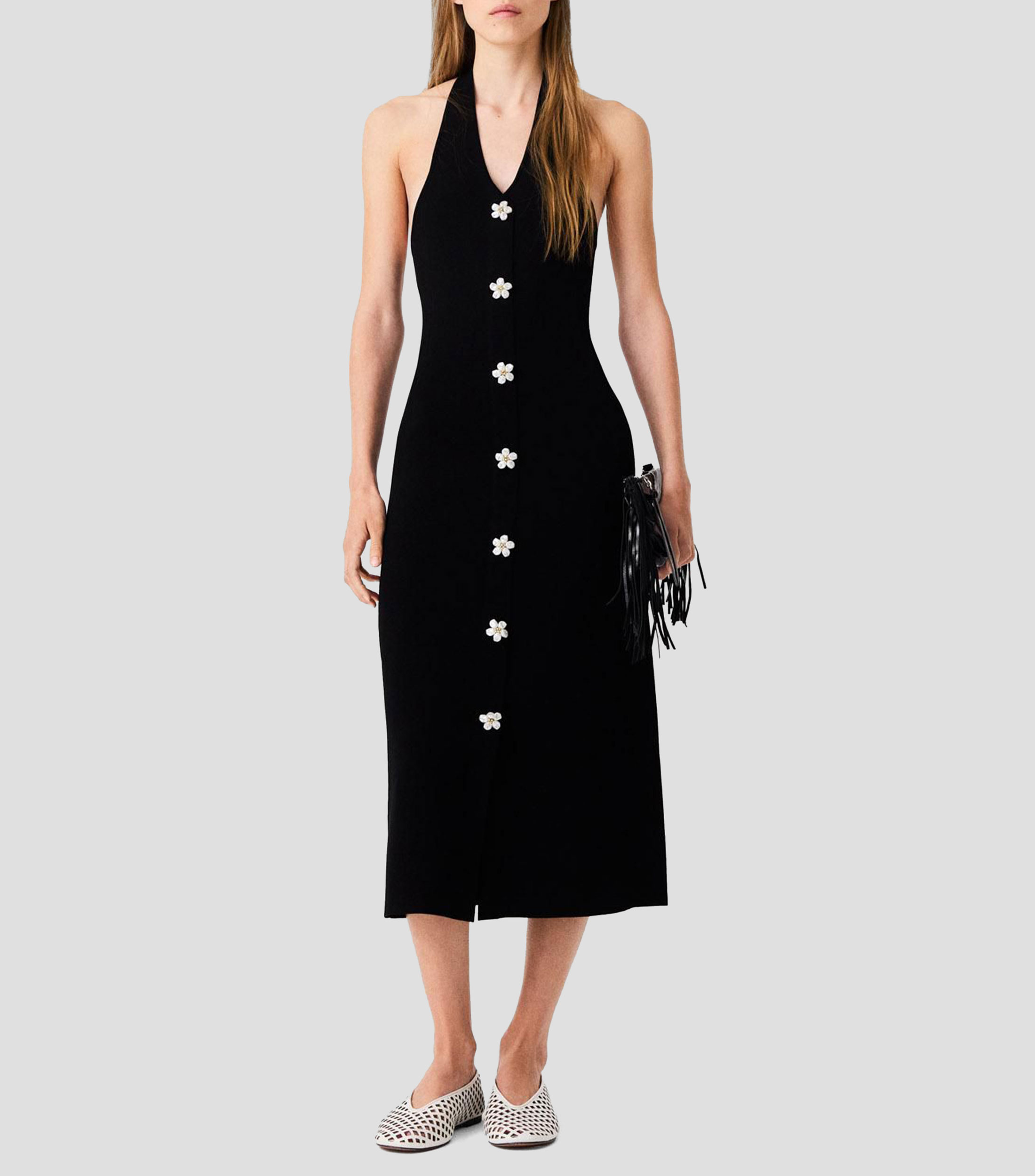 Vestido largo Ripearlane liso Mujer