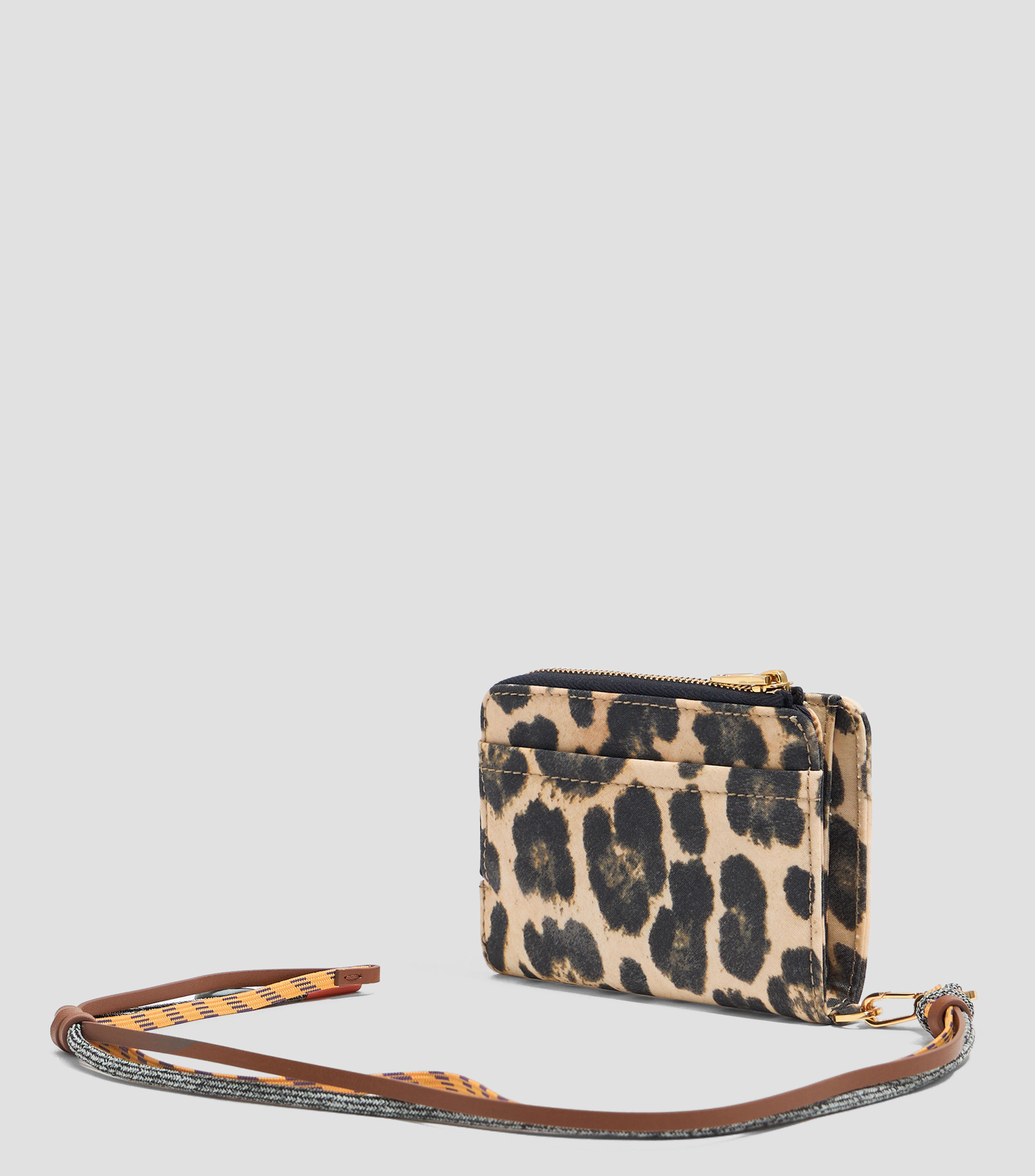 Cartera Estampada con Logotipo Mujer