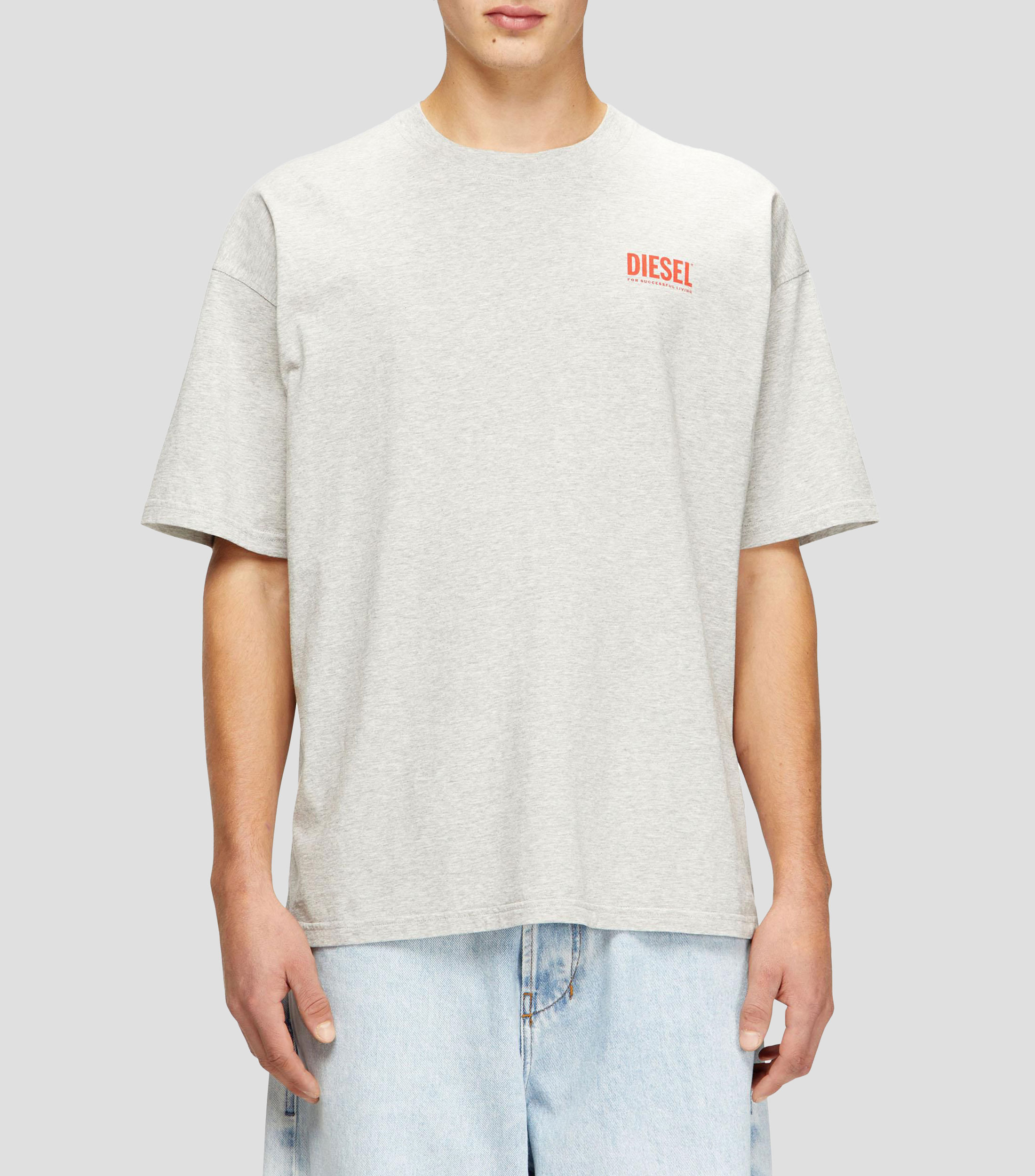 Playera cuello redondo manga corta lisa Hombre